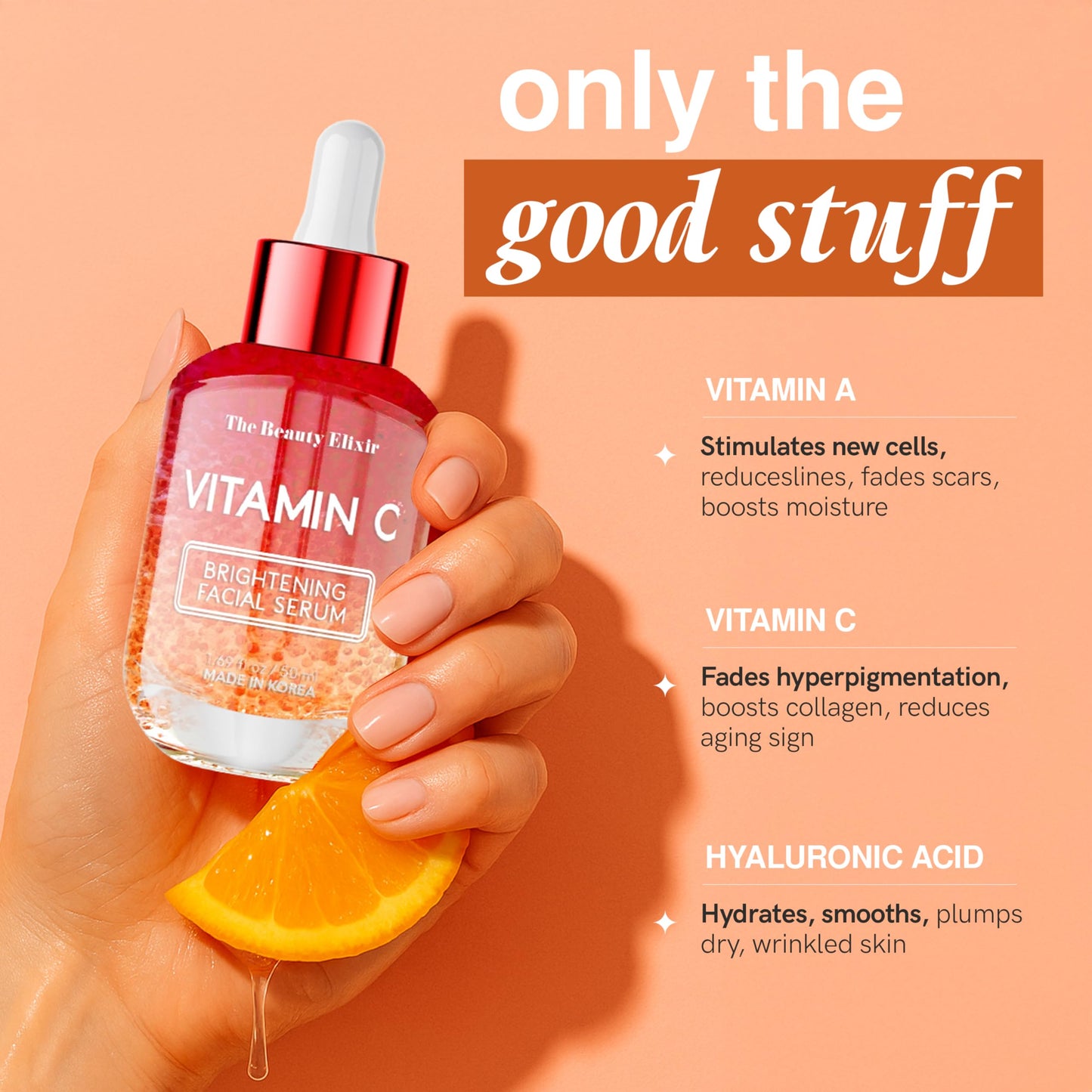 The Beauty Elixir Vitamin C Serum For Face Beauty & Personal Care The Beauty Elixir