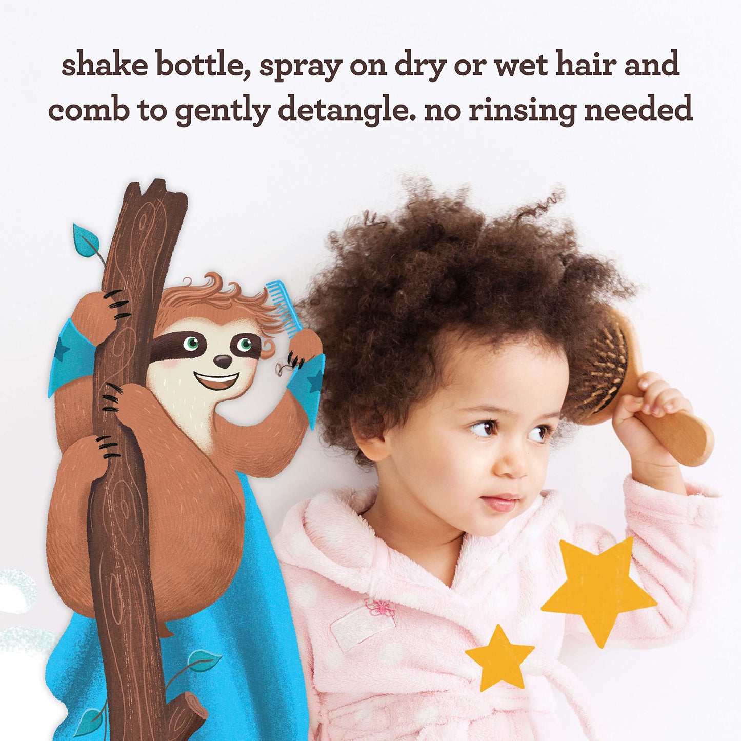 Aveeno Kids Hydrating Detangling Spray with Oat Extract, Quickly Detangles Hair, Tear-Free, Gentle on Sensitive Skin & Scalp, Detangler Spray Beauty & Personal Care Aveeno Baby