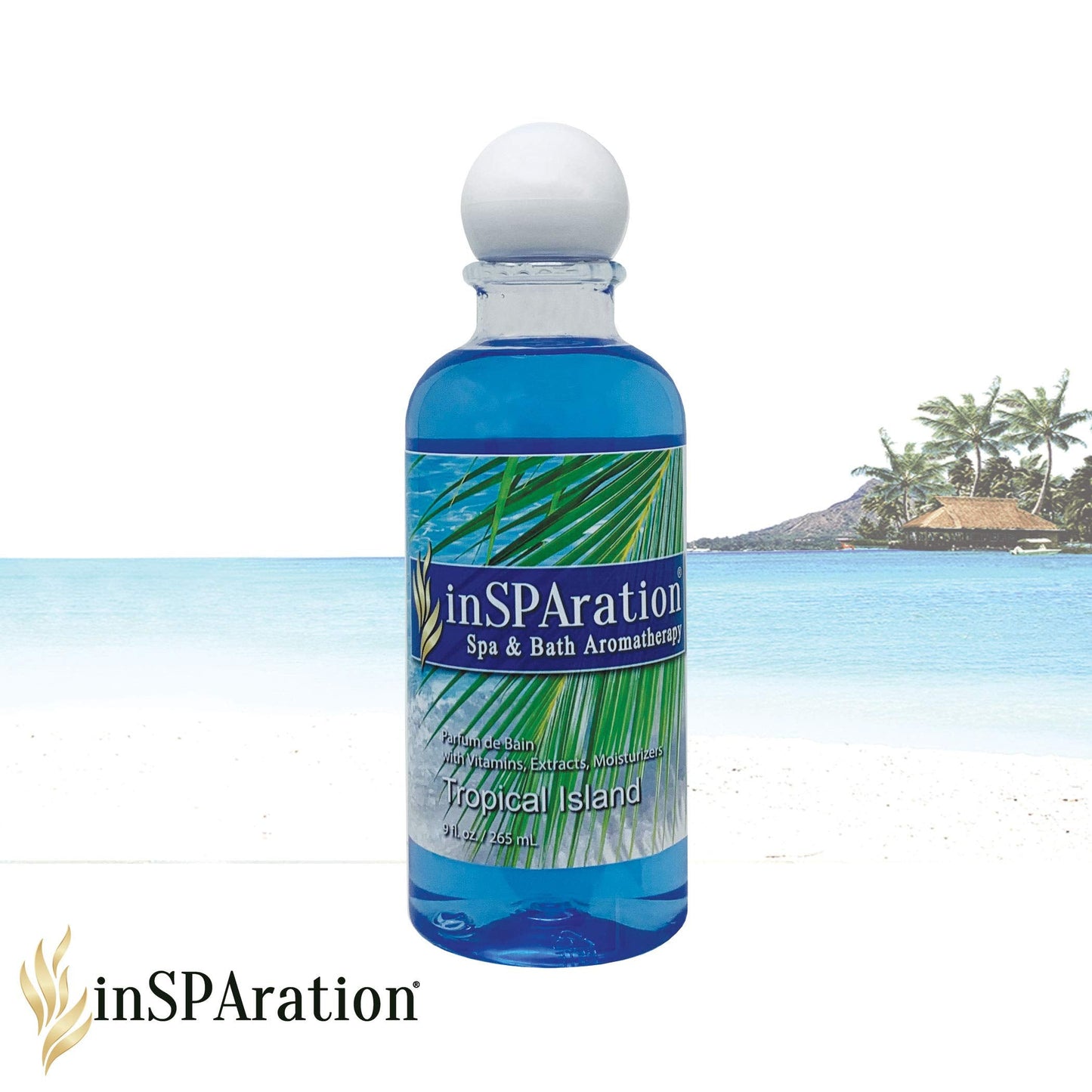 inSPAration Spa and Bath Aromatherapy 370X Spa Liquid, 9-Ounce, Tropical Island Beauty & Personal Care InSPAration