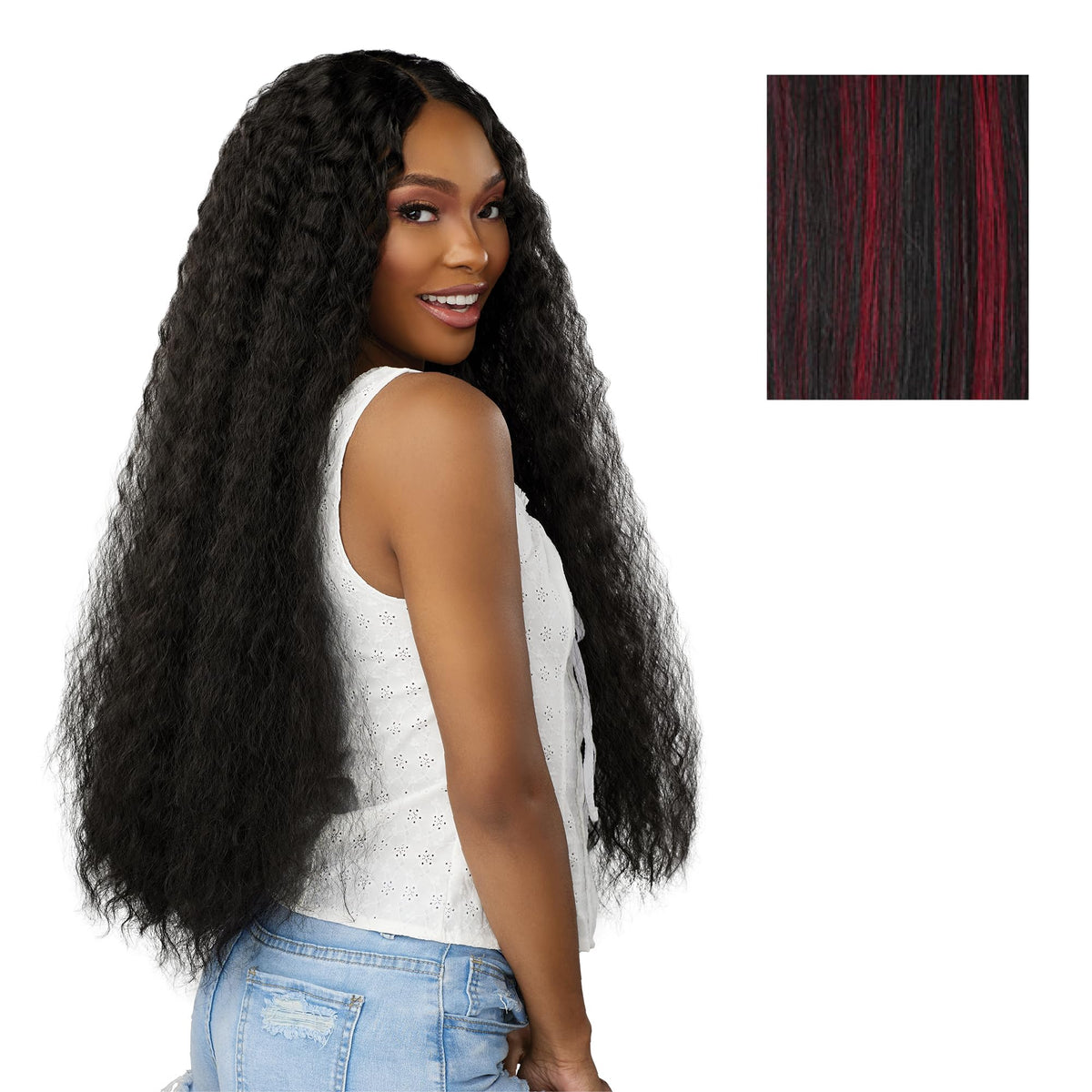 Sensationnel Dashly Lace Front Wig-Unit 52, F1B/BG