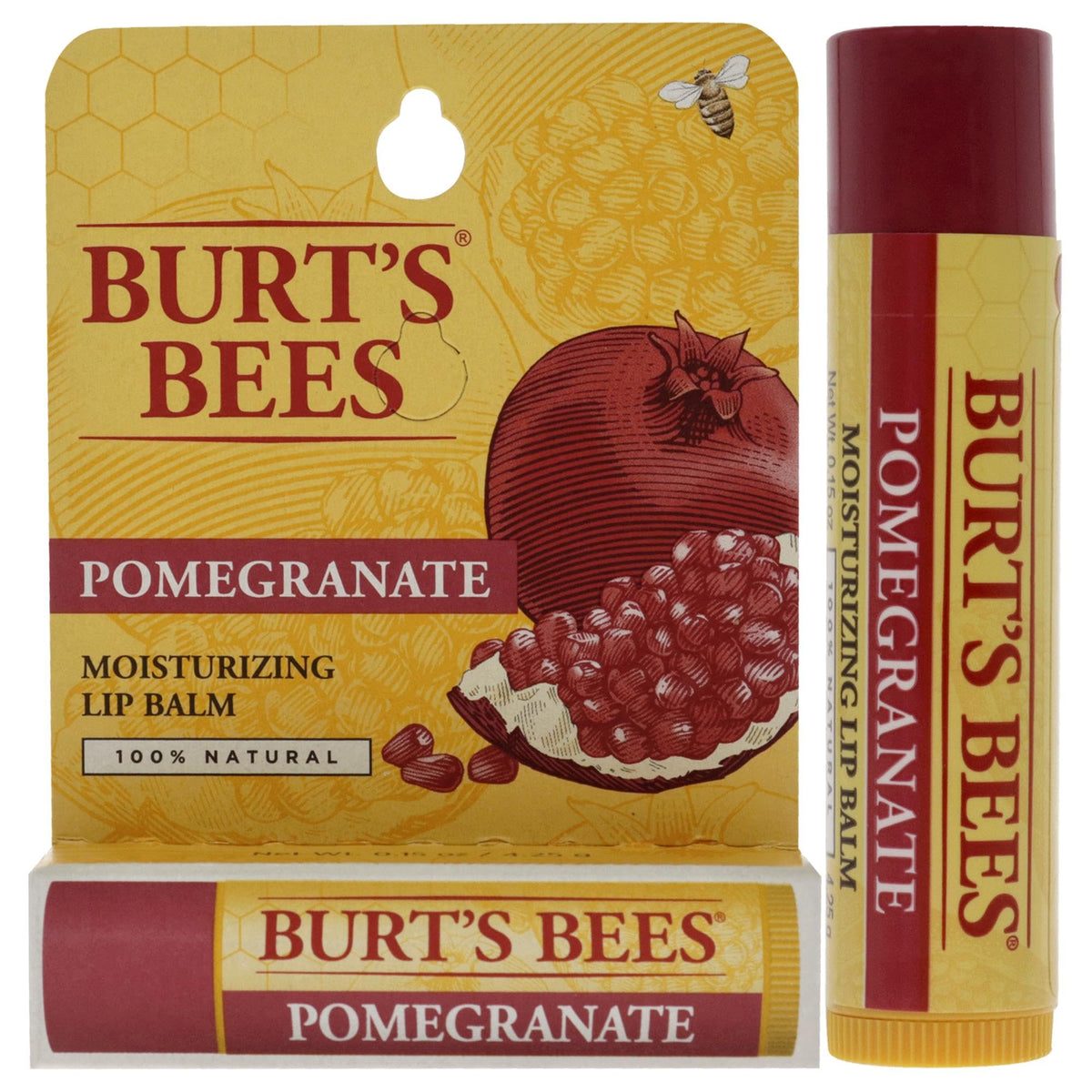 Burt's Bees Lip Balm, Pomegranate Oil, 0.15 oz Beauty & Personal Care Burt's Bees