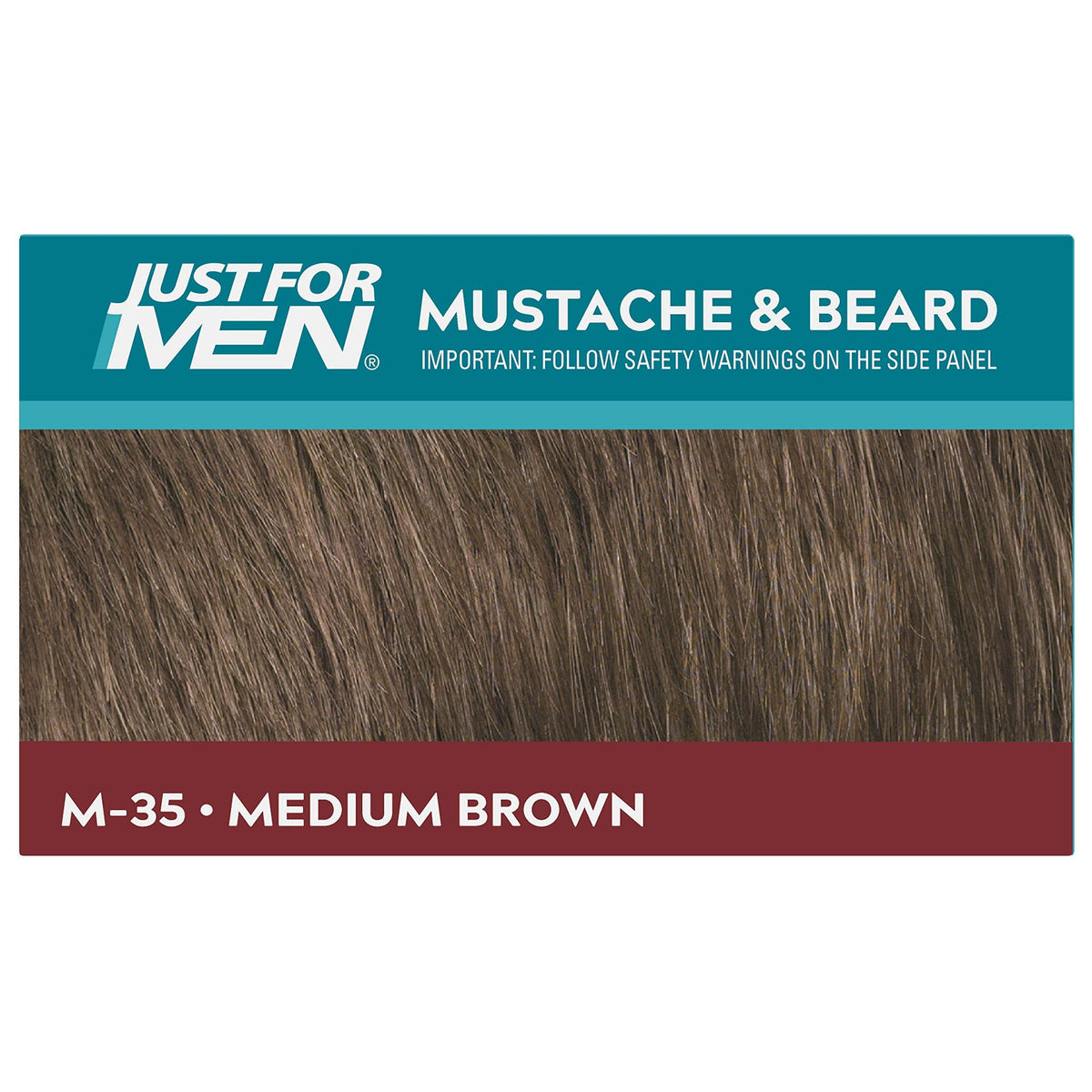 JUST FOR MEN Color Gel Mustache & Beard M-35 Medium Brown 1 ea (Pack of 4) Beauty & Personal Care Just for Men