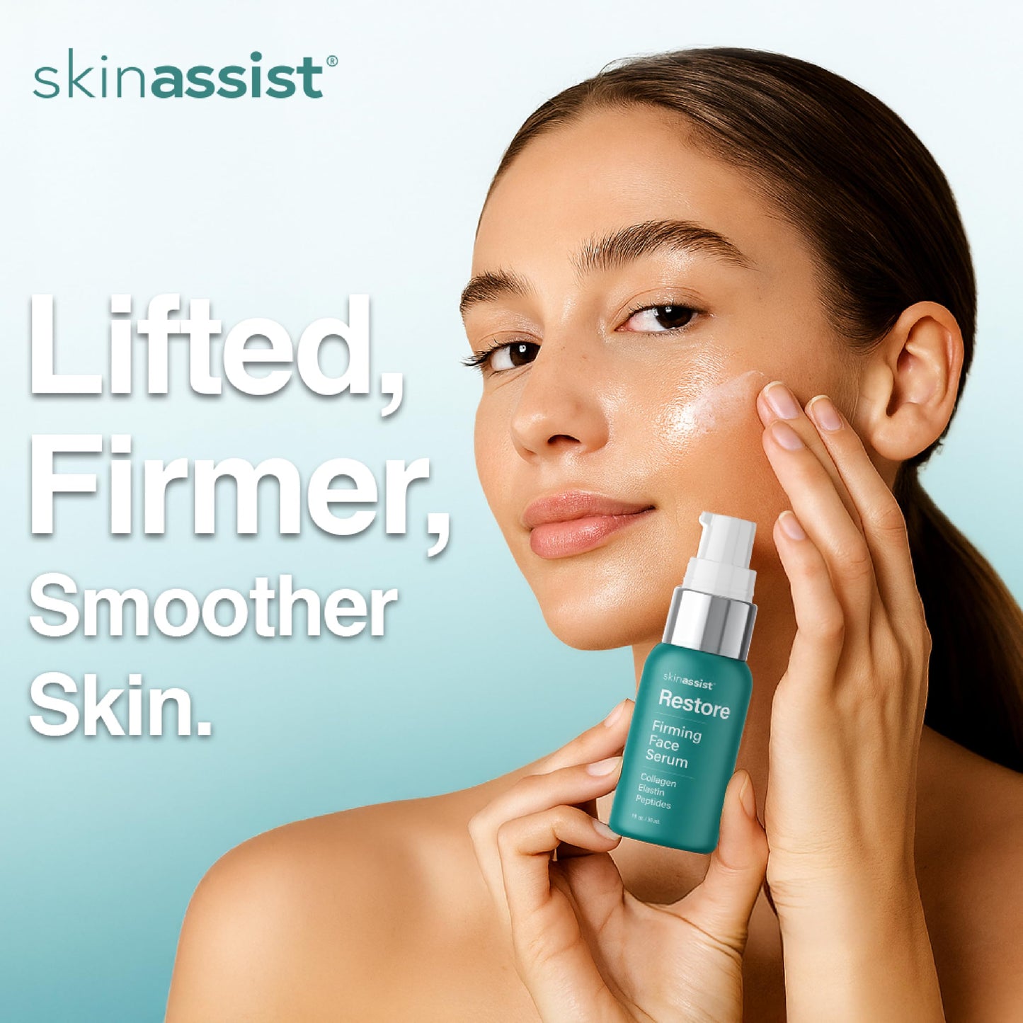 Skinassist Restore Instant Face Lift Serum - Face Serum for Women, Anti Aging Serums, Collagen & Peptides, Firming Facial for Plumper, Lifted-Looking Beauty & Personal Care SKINASSIST