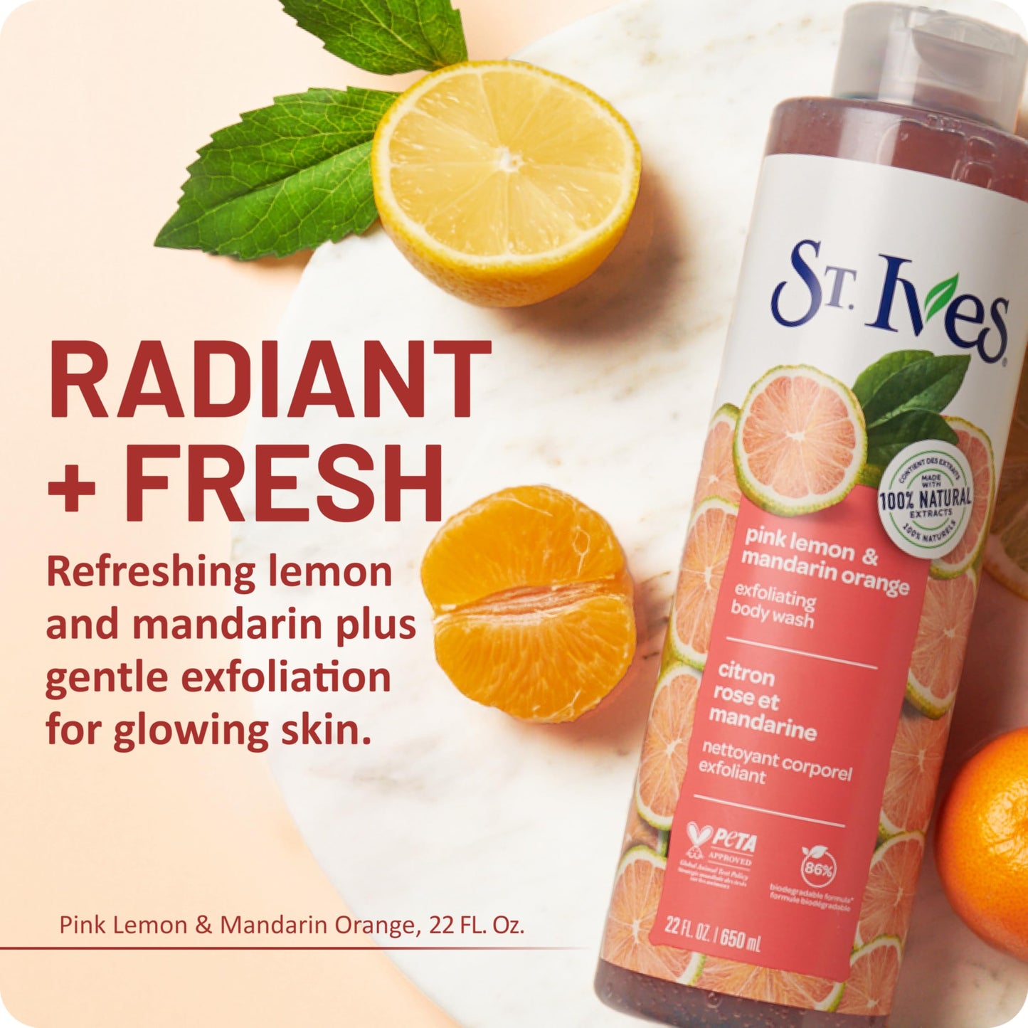 St. Ives Body Wash Pink Lemon and Mandarin Orange 22 Ounce Beauty & Personal Care St. Ives