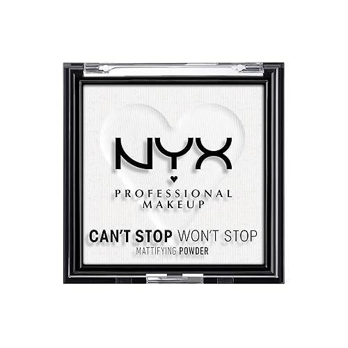 NYX PROFESSIONAL MAKEUP Can't Stop Won't Stop Mattifying Pressed Powder - Bright Translucent Beauty & Personal Care NYX PROFESSIONAL MAKEUP