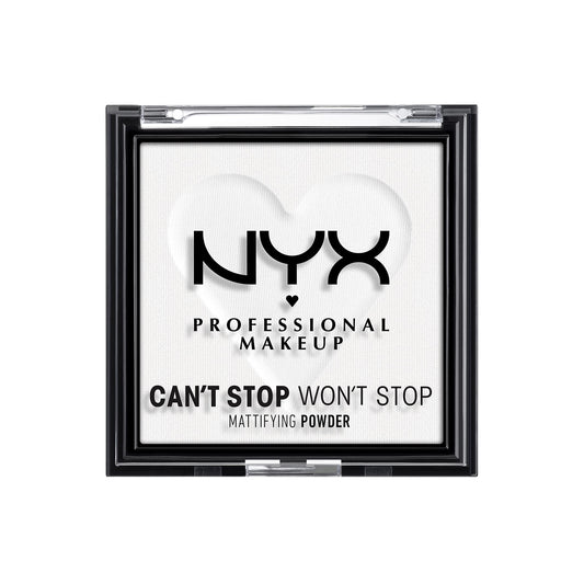 NYX PROFESSIONAL MAKEUP Can't Stop Won't Stop Mattifying Pressed Powder - Bright Translucent Beauty & Personal Care NYX PROFESSIONAL MAKEUP