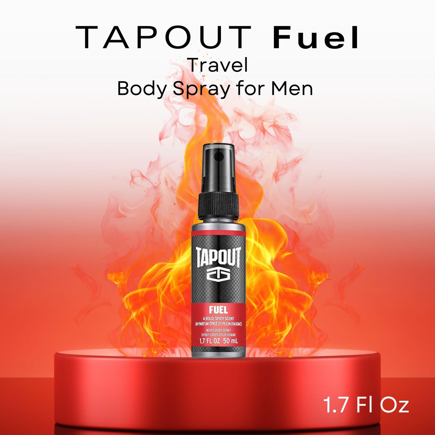 Tapout Fuel Body Spray for Men Travel Spray 1.5 Ounce Beauty & Personal Care TAPOUT