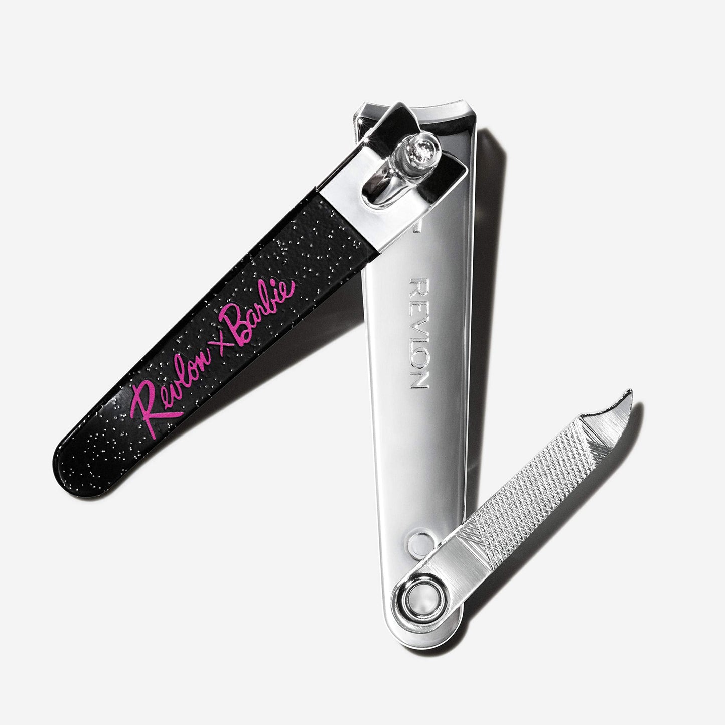 Revlon x Barbie Nail Clipper, Stainless Steel Non-Corrosive Mess Free Curved Blade Fingernail Toenail Cutter Beauty & Personal Care REVLON