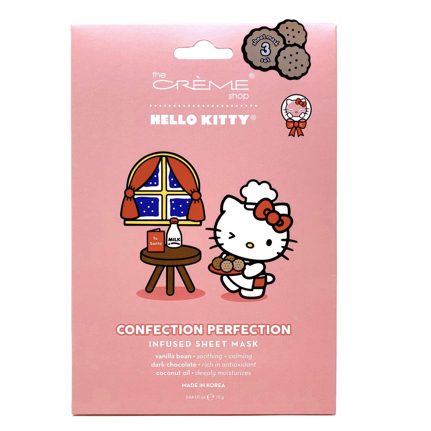 Hello Kitty - Confection Perfection Sheet Mask 3pc Beauty & Personal Care The Crème Shop