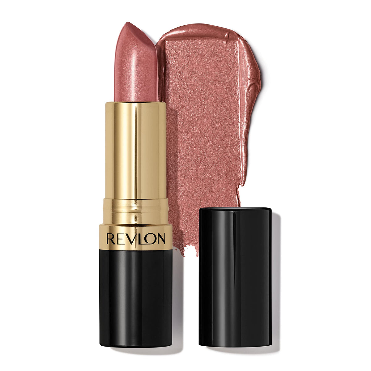 Revlon Super Lustrous Lipstick, Creamy Formula For Soft, Fuller-Looking Lips, Moisturized Feel, 205 Champagne On Ice, 0.15 oz Beauty & Personal Care REVLON