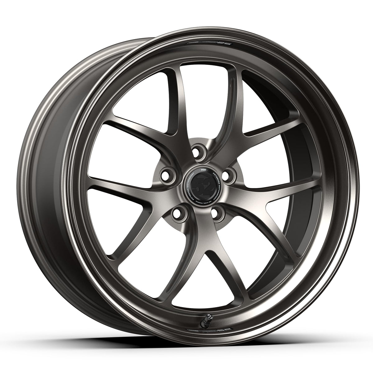 Sector RSR 19x9.5 5x112 40mm ET 66.56mm Center Bore Magnesium Grey w/ Gloss Lip