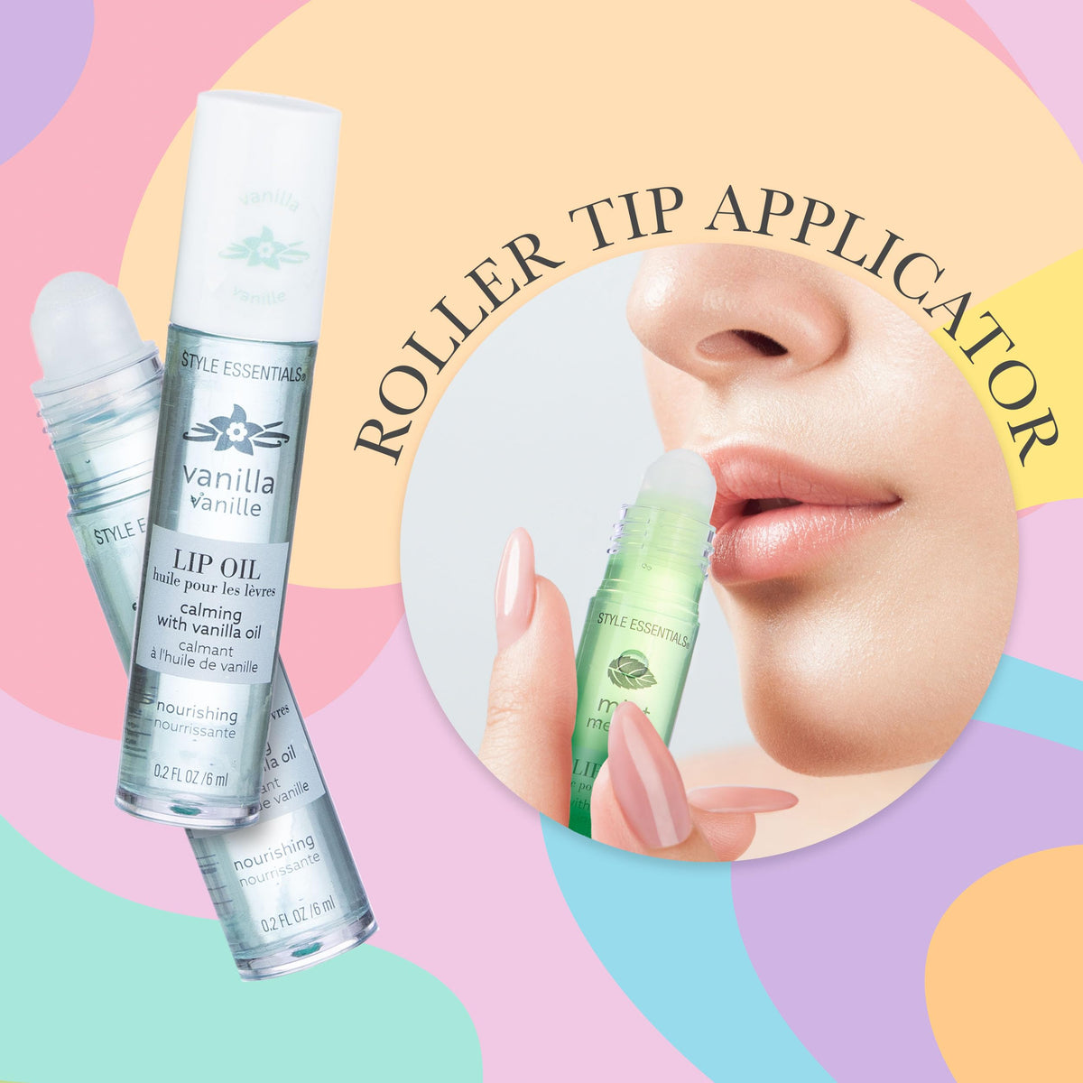 EXPRESSIONS 7pc Lip Oil Collection with Essential Oils - Hydrating Roll On Lip Oils Infused w/Natural Healing Essential Oils - Rollerball Lip Oils Beauty & Personal Care EXPRESSIONS