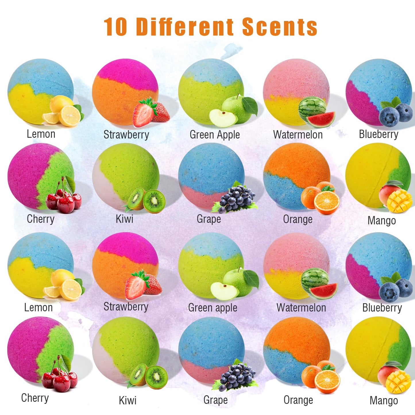 Bath Bombs for Kids with Surprise Inside, 20 Pack Kids Bath Bombs Gift Set with Toys for Girls Boys, Handmade Child-Safe Bubble Bath Fizzy Balls Kit… Beauty & Personal Care Santrela