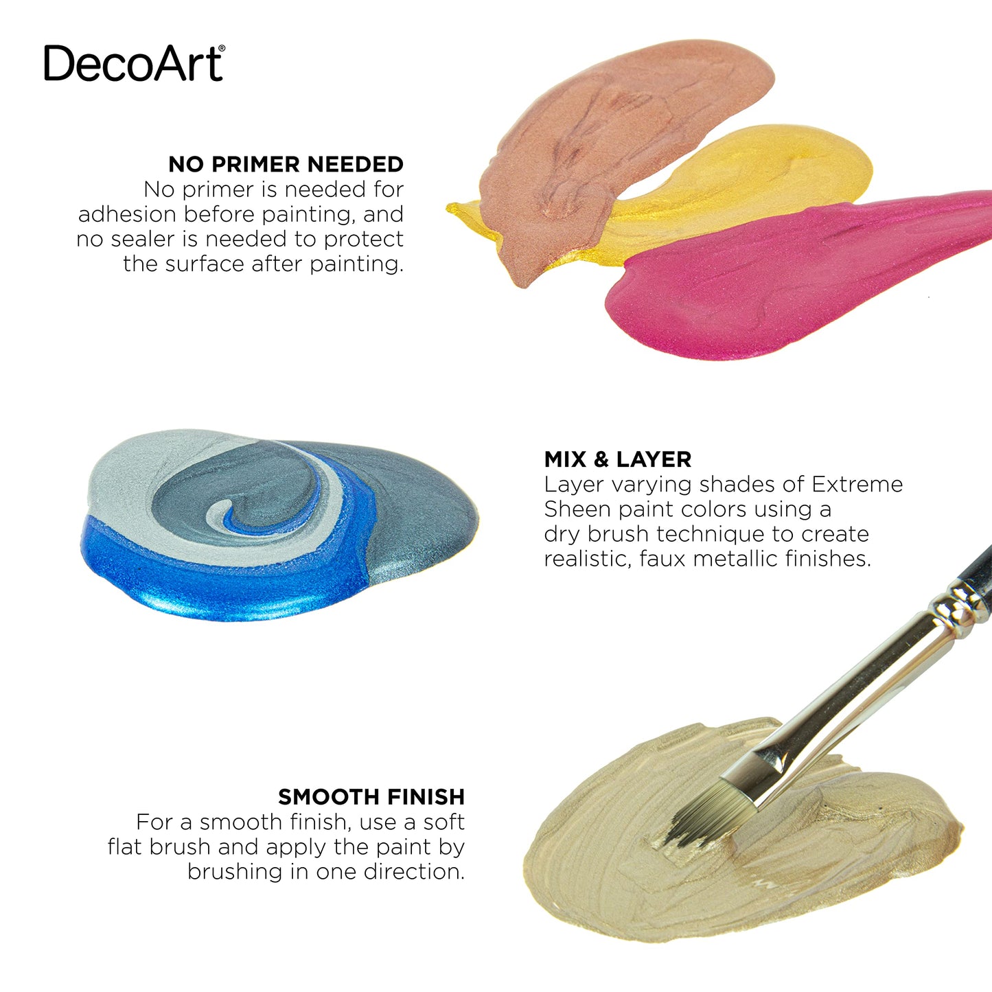 DecoArt Extreme Sheen Paint -Aquamarine, 2 Fl Oz (Pack of 1) Beauty & Personal Care DecoArt