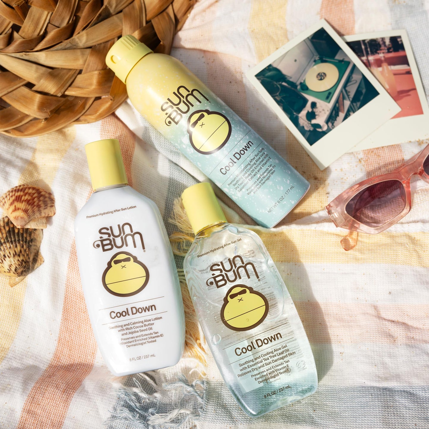 Sun Bum Cool Down Aloe Vera Lotion - Vegan After Sun Care with Cocoa Butter to Soothe and Hydrate Sunburn - 8 oz Beauty & Personal Care Sun Bum