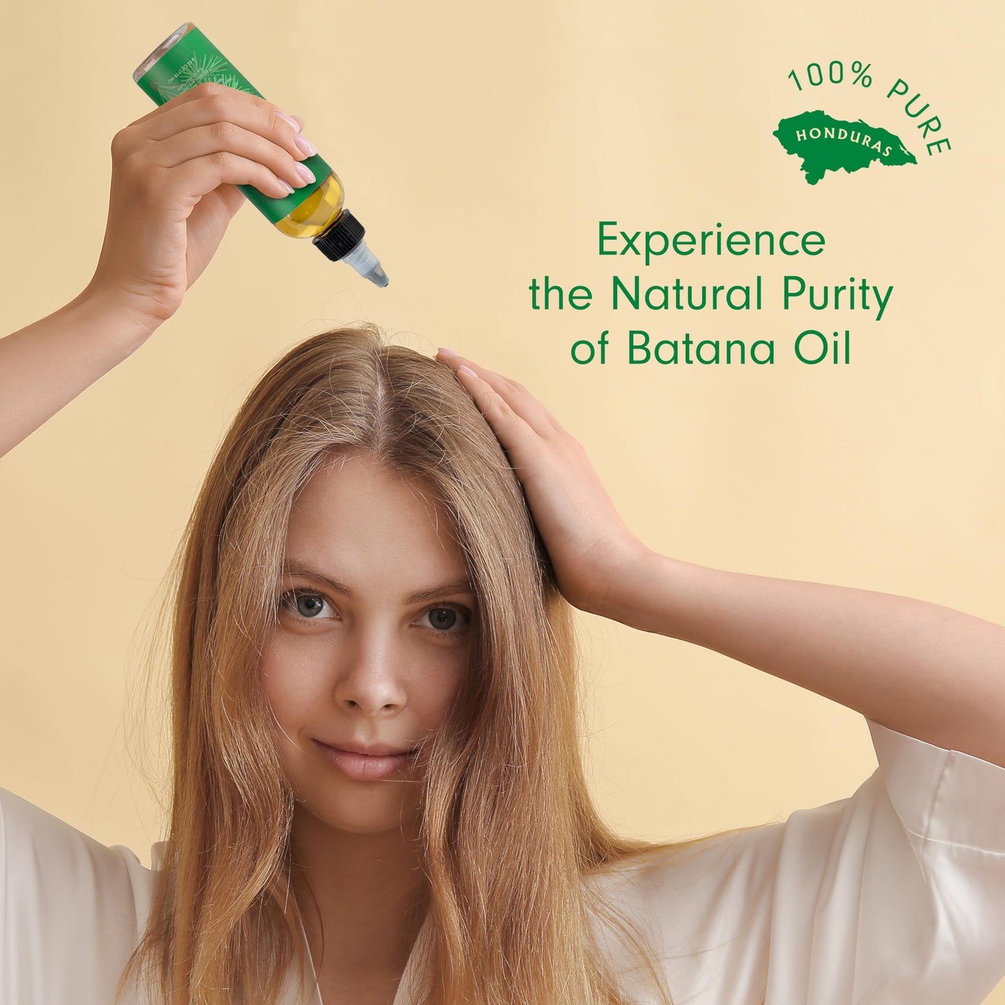 Dersie Batana Oil for Hair Growth: Dr Sebi Organic Raw Batana Oil from Honduras - 100% Pure & Natural - For Thicker & Stronger Hair - 4 FL OZ Beauty & Personal Care Dersie