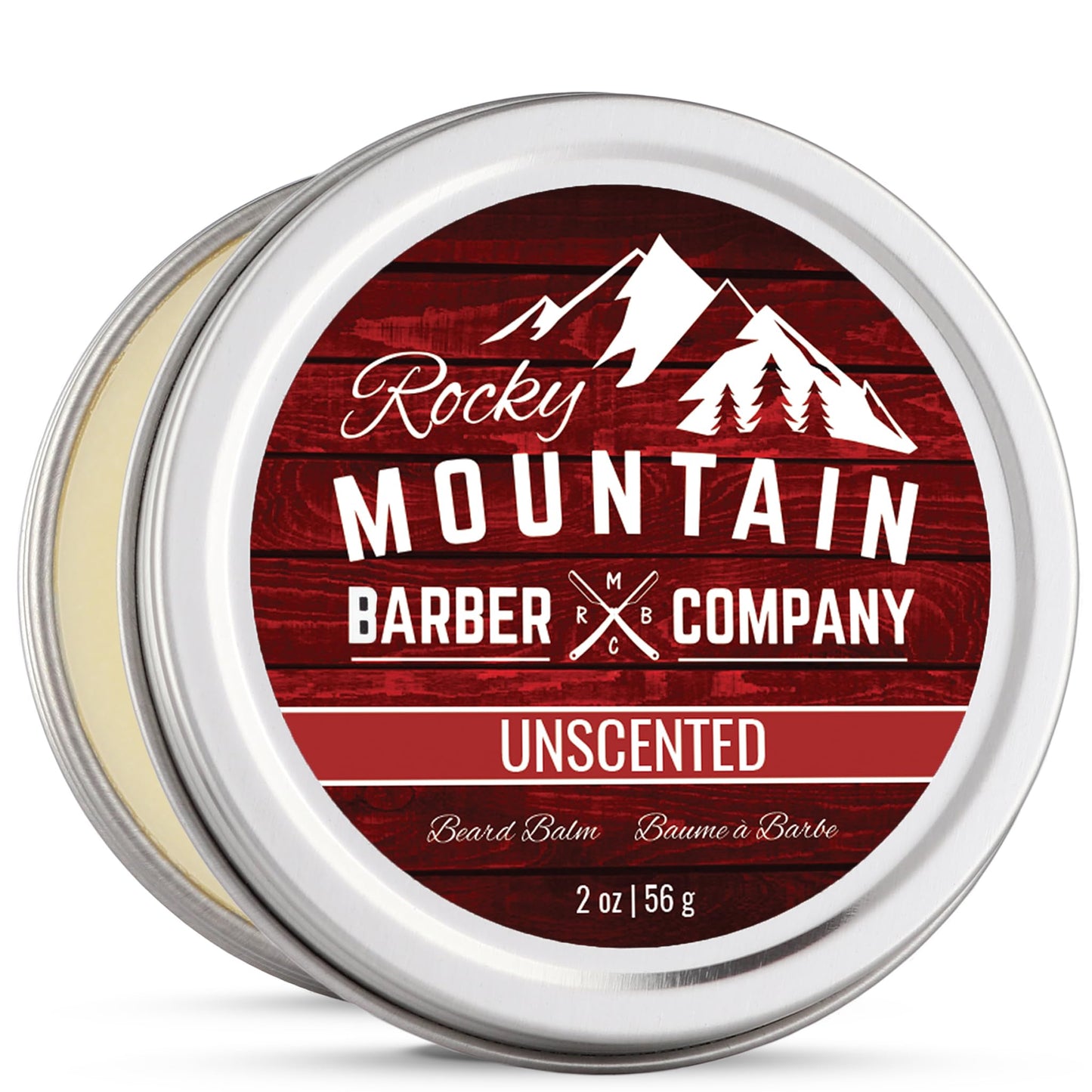 Rocky Mountain Barber Company Beard Balm - Classic Unscented - 100% Natural - Premium Wax Blend with Nutrient Rich Bees Wax, Jojoba, Coconut Oil Beauty & Personal Care Rocky Mountain Barber Company