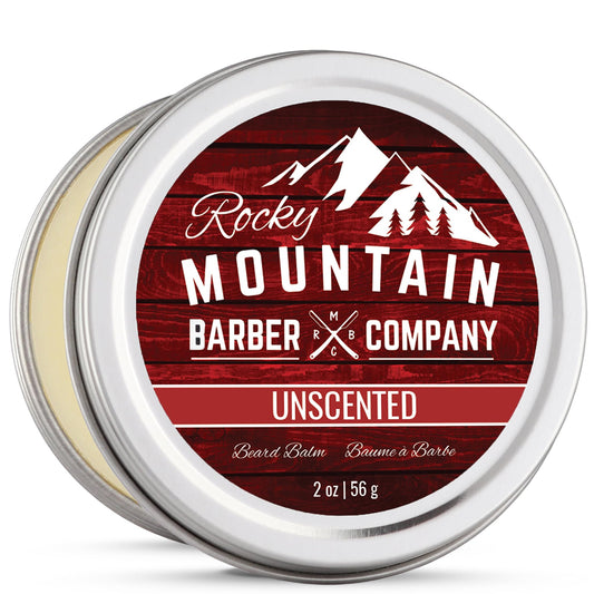 Rocky Mountain Barber Company Beard Balm - Classic Unscented - 100% Natural - Premium Wax Blend with Nutrient Rich Bees Wax, Jojoba, Coconut Oil Beauty & Personal Care Rocky Mountain Barber Company