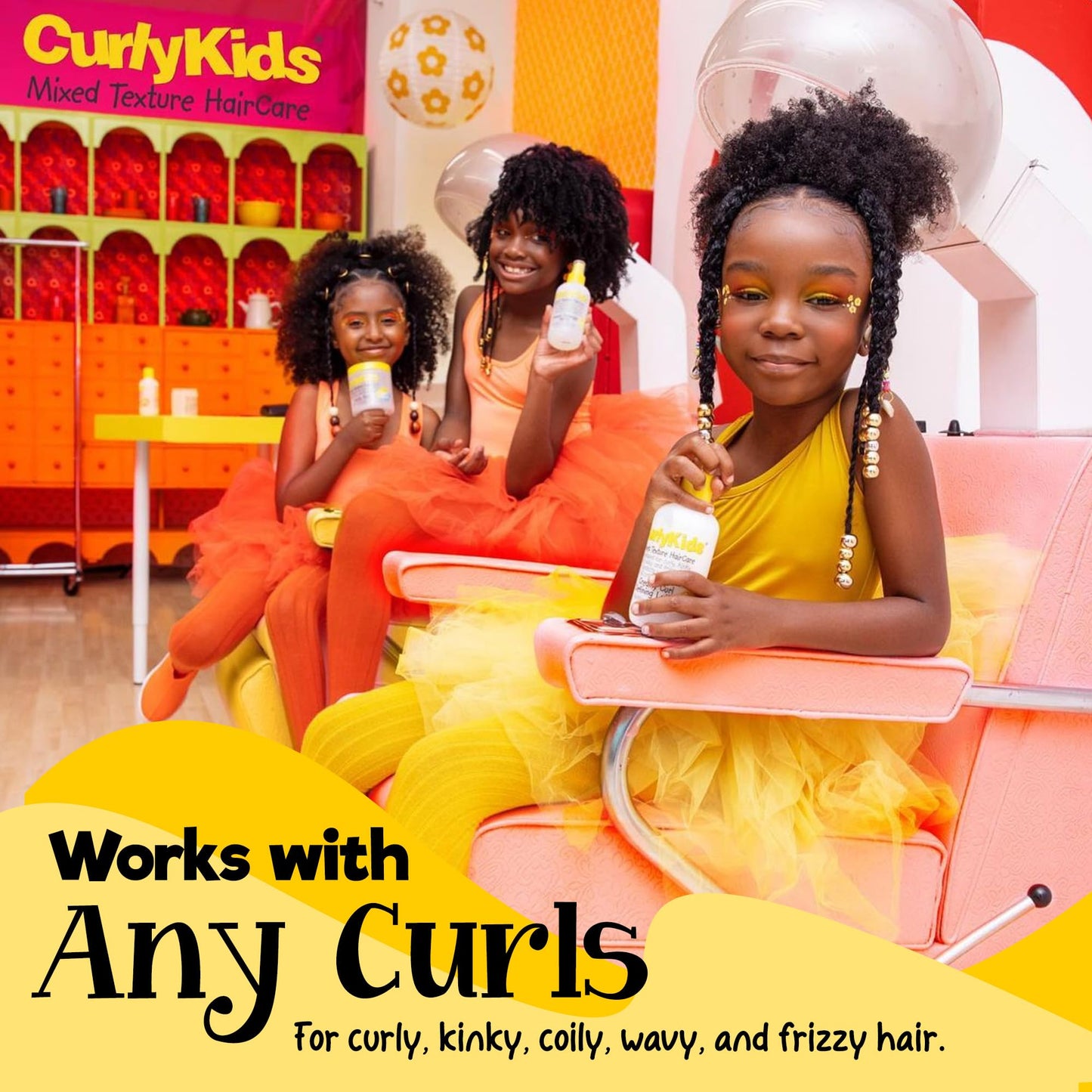 CurlyKids Frizz Control Paste - Anti-Frizz Styling Paste for Curly, Kinky, Coily & Mixed-Texture Hair - Smooth Edges, Tame Flyaways, Maximum Moisture Beauty & Personal Care CurlyKids