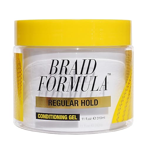 EBIN NEW YORK Braid Formula Conditioning Gel, Original/Regular Hold, 11oz/310ml - Clean/Aloe Vera Scent, Shine, Braid Control, No Residue, No Flaking Beauty & Personal Care EBIN NEW YORK