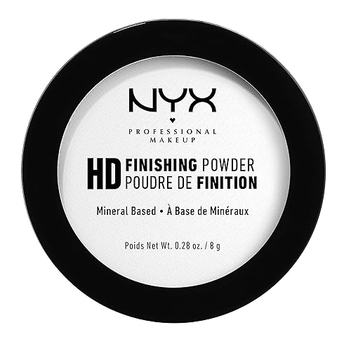 NYX PROFESSIONAL MAKEUP HD Finishing Powder, Pressed Setting Powder - Translucent Beauty & Personal Care NYX PROFESSIONAL MAKEUP