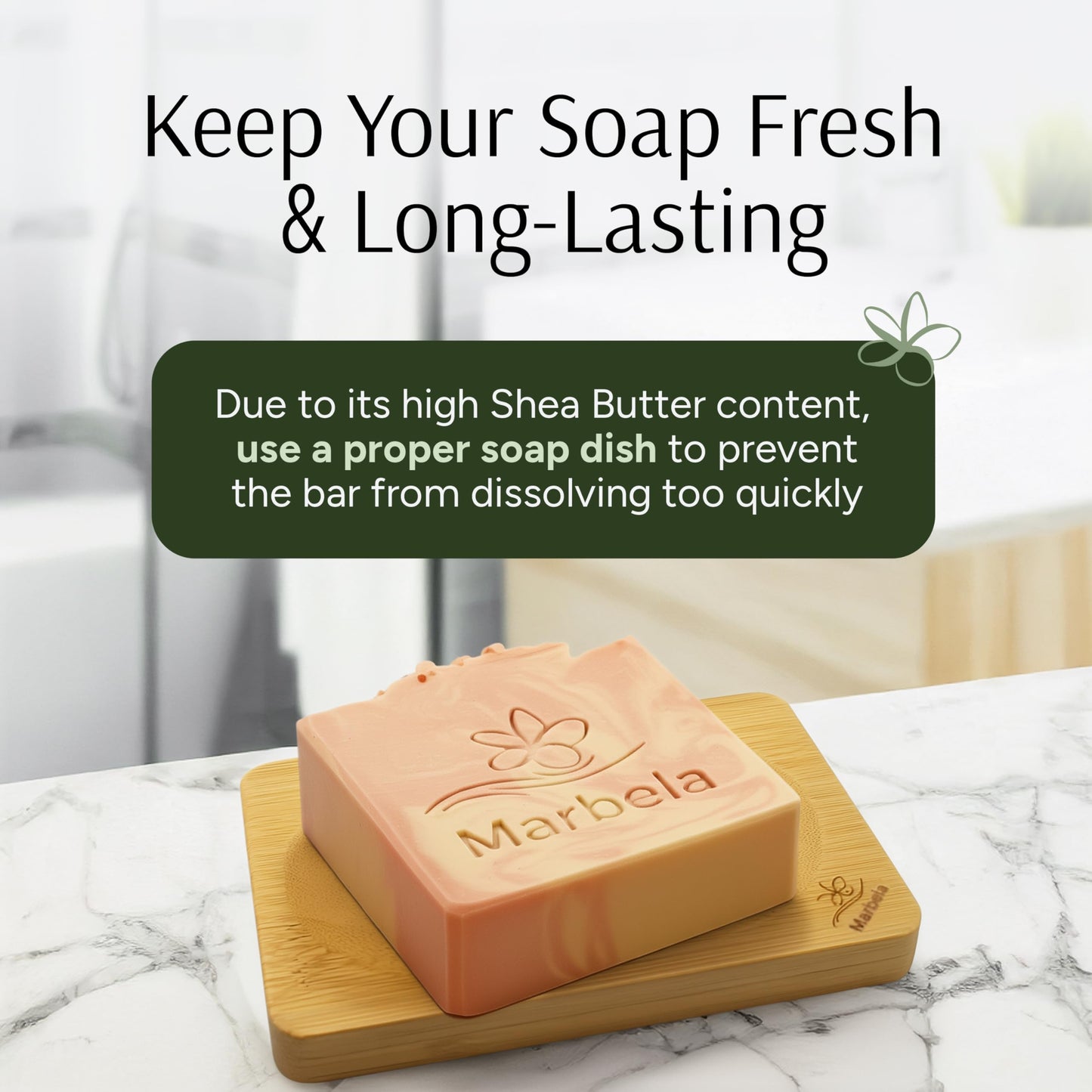 Marbela Cosmetics Handmade Soap Bar - Made in USA, Vegan Friendly, Palm Oil Free, Natural Bar Soap - Face & Body Soap for Daily Skin Care Beauty & Personal Care Marbela