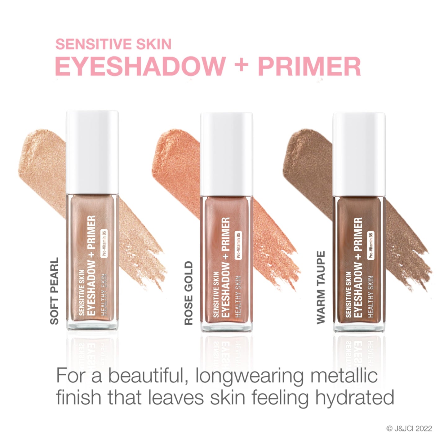 Neutrogena Sensitive Skin Eyeshadow + Primer, a Longwearing, 2-in-1 Metallic Eyeshadow for Sensitive Skin with Pro-Vitamin B5, Lightweight Beauty & Personal Care Neutrogena