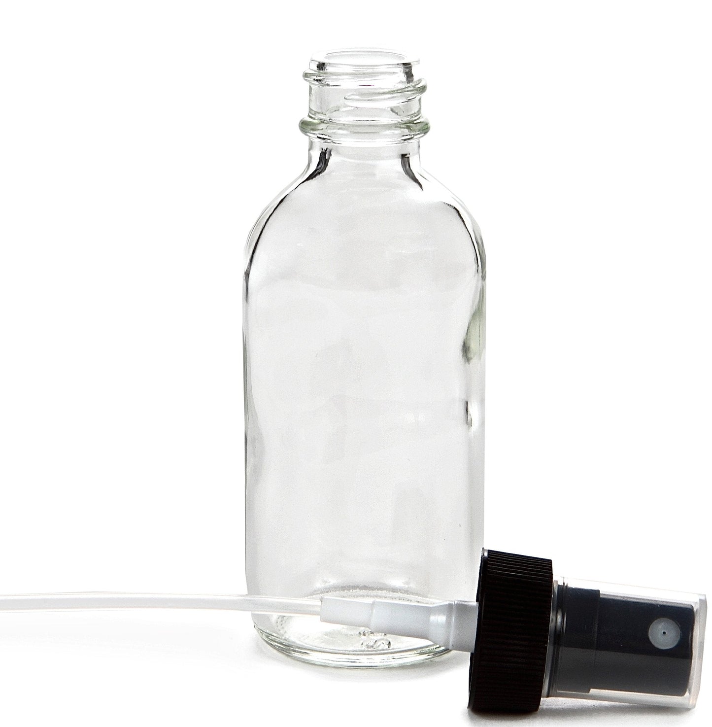 Vivaplex, 6, Clear, 2 oz Glass Bottles, with Black Fine Mist Sprayers Beauty & Personal Care Vivaplex