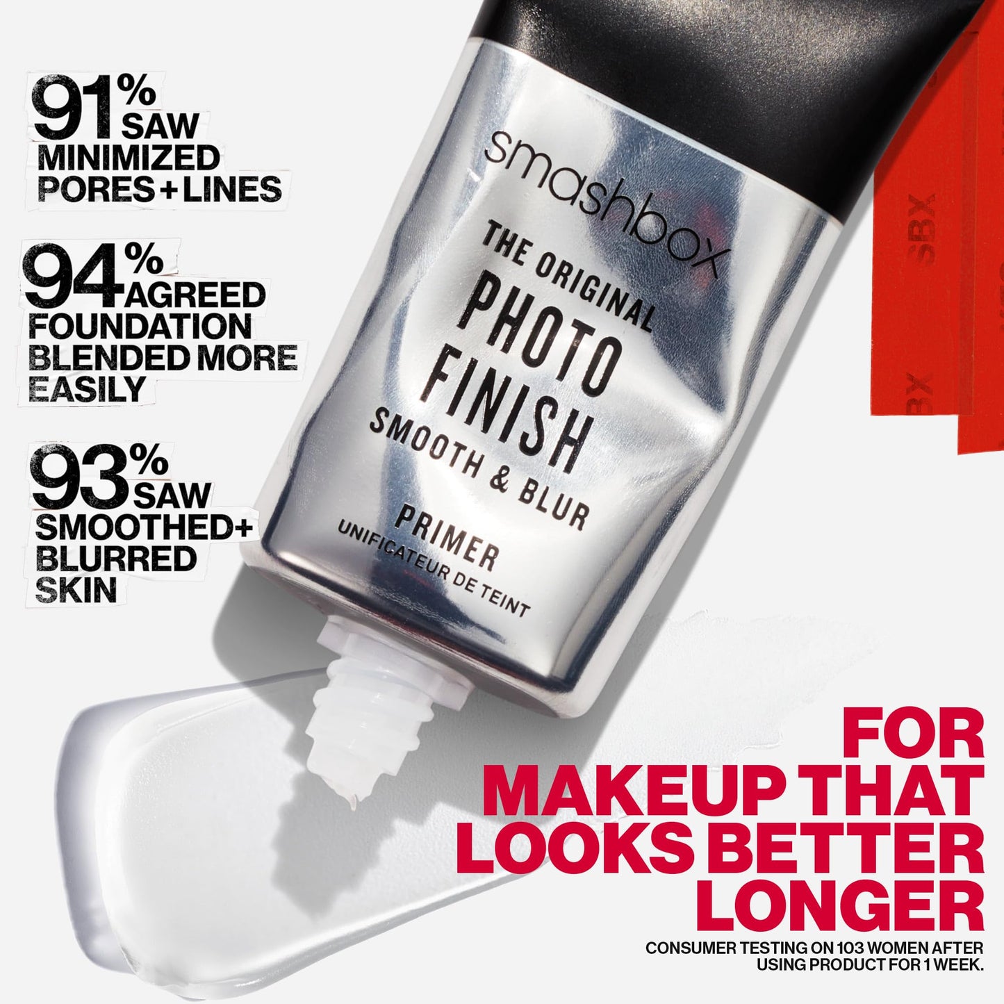 Smashbox The Original Photo Finish Smooth & Blur Makeup Primer | Vitamin E + Oil Free, 1 Fl Oz Beauty & Personal Care Smashbox