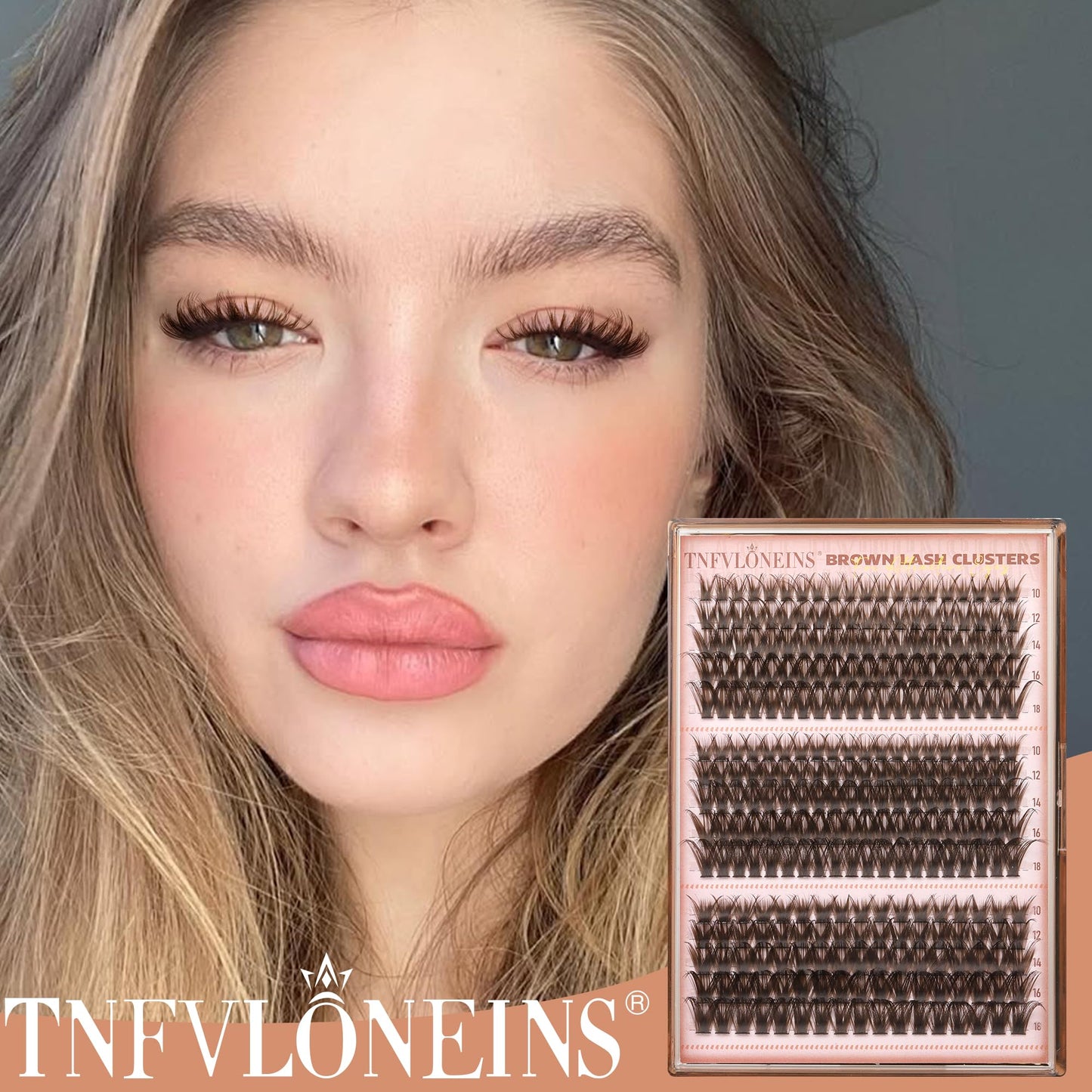 TNFVLONEINS Lash Clusters Wispy Eyelash Clusters Spiky Cluster Eyelash Extensions DIY Individual Lashes Natural Eye Lashes Cluster 10-16MM Lash Beauty and Personal Care TNFVLONEINS