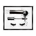 Stupell Industries Glam Mascara Lashes Makeup Floating Framed Wall Art, Design by Alison Petrie Beauty & Personal Care Stupell Industries
