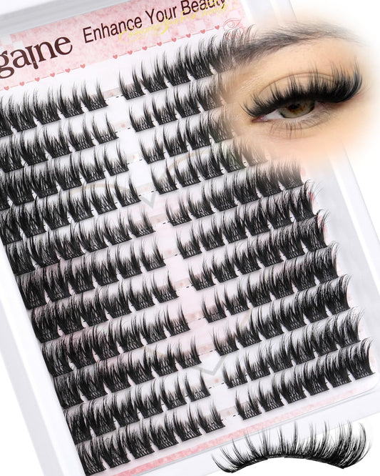 Cat Eye Lash Clusters With Spikes Manga Eyelash Clusters Wispy Cluster Eyelash Extensions C-Curly Left&Right Lash Clusters Anime Individual Lashes Beauty and Personal Care Zegaine Default Title