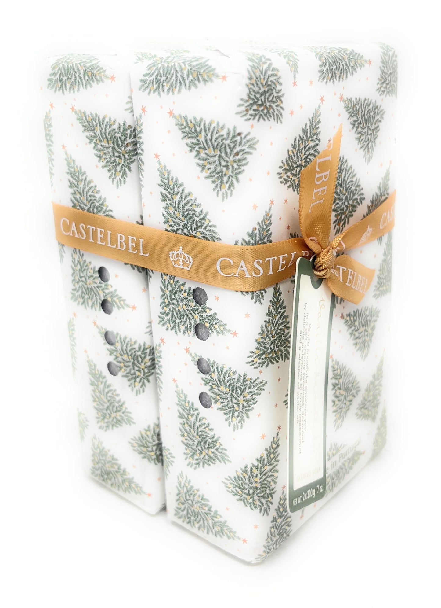 Castelbel Set of Vanilla Snowflake Fragranced Luxury Soap, (2) 7-Ounce Bars Beauty & Personal Care Castelbel