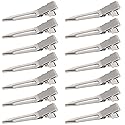 Hicarer 1.75 Inches Single Prong Hair Clips, 50 Pack - Durable Metal Alligator Clips for Dreads Lock Clips, Hair Extensions, Pin Curls, Hair Pins Beauty & Personal Care Hicarer