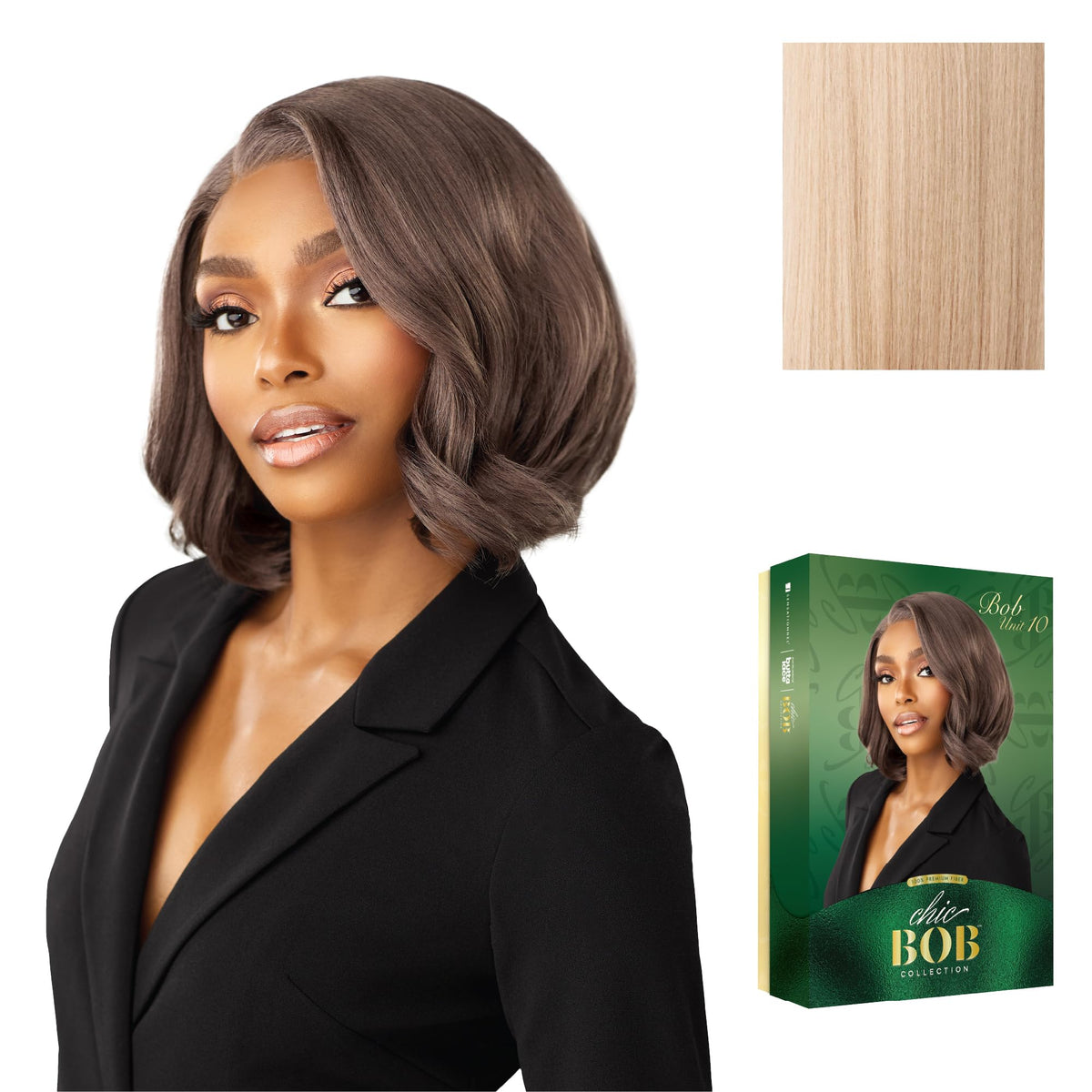 Sensationnel Chicbob Lace Frontwig-Bob Unit 10, PEARLBLONDE
