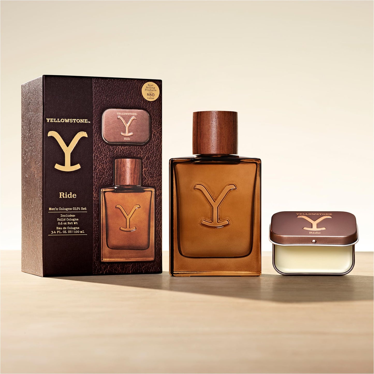 Yellowstone Ride Men's Cologne Gift Set by Tru Western Beauty & Personal Care Tru Fragrance Beauty