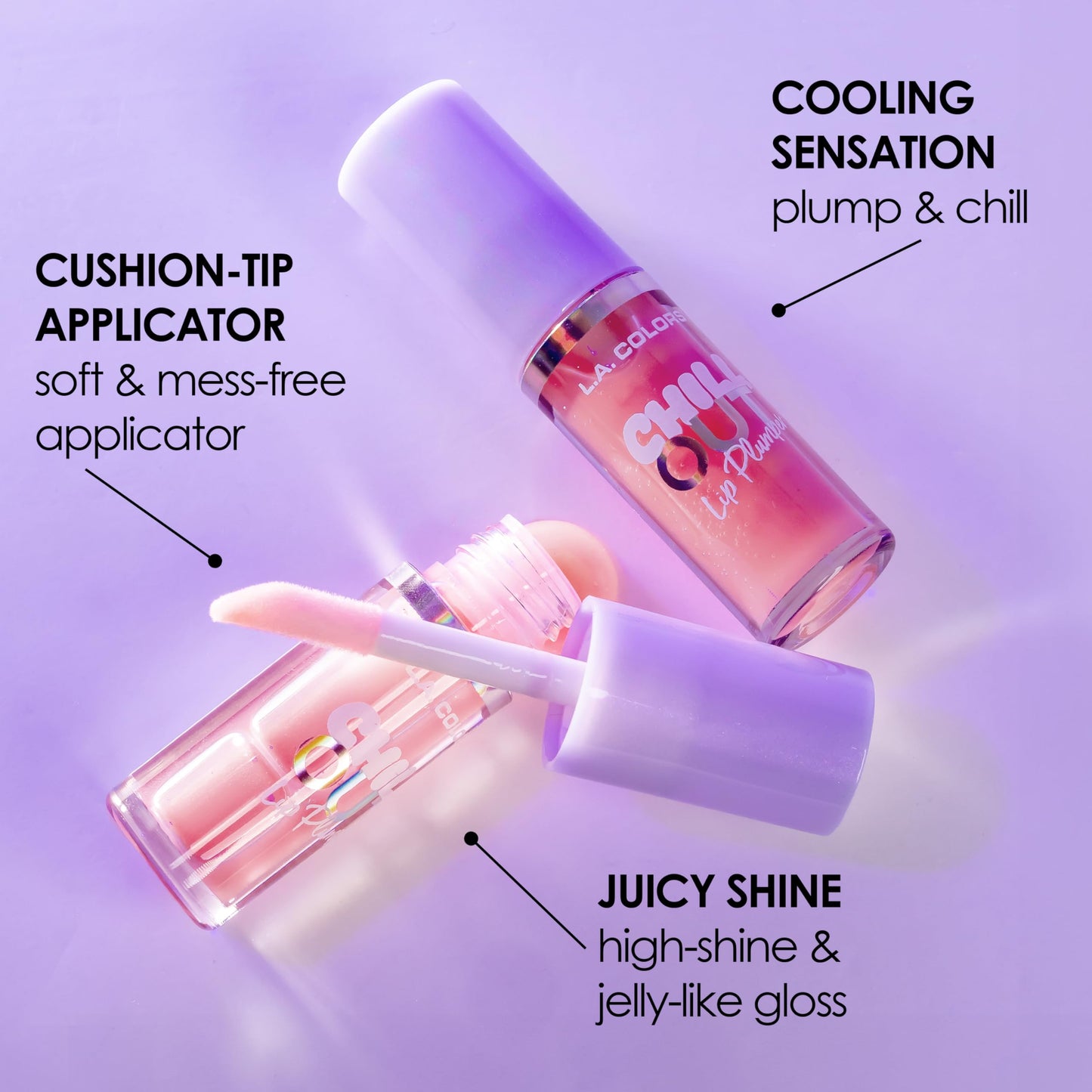 L.A. COLORS Chill Out Lip Plumper, Cocoa Chill CLG469 Beauty and Personal Care L.A. COLORS