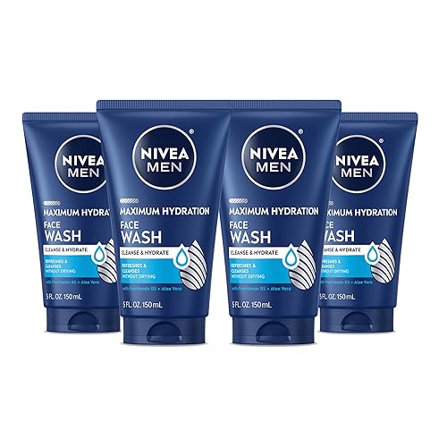 NIVEA MEN Maximum Hydration Face Lotion, Face Lotion with Broad Spectrum SPF 15 Sunscreen for Men, 4 Pack of 2.5 Fl Oz Tubes Beauty & Personal Care NIVEA MEN
