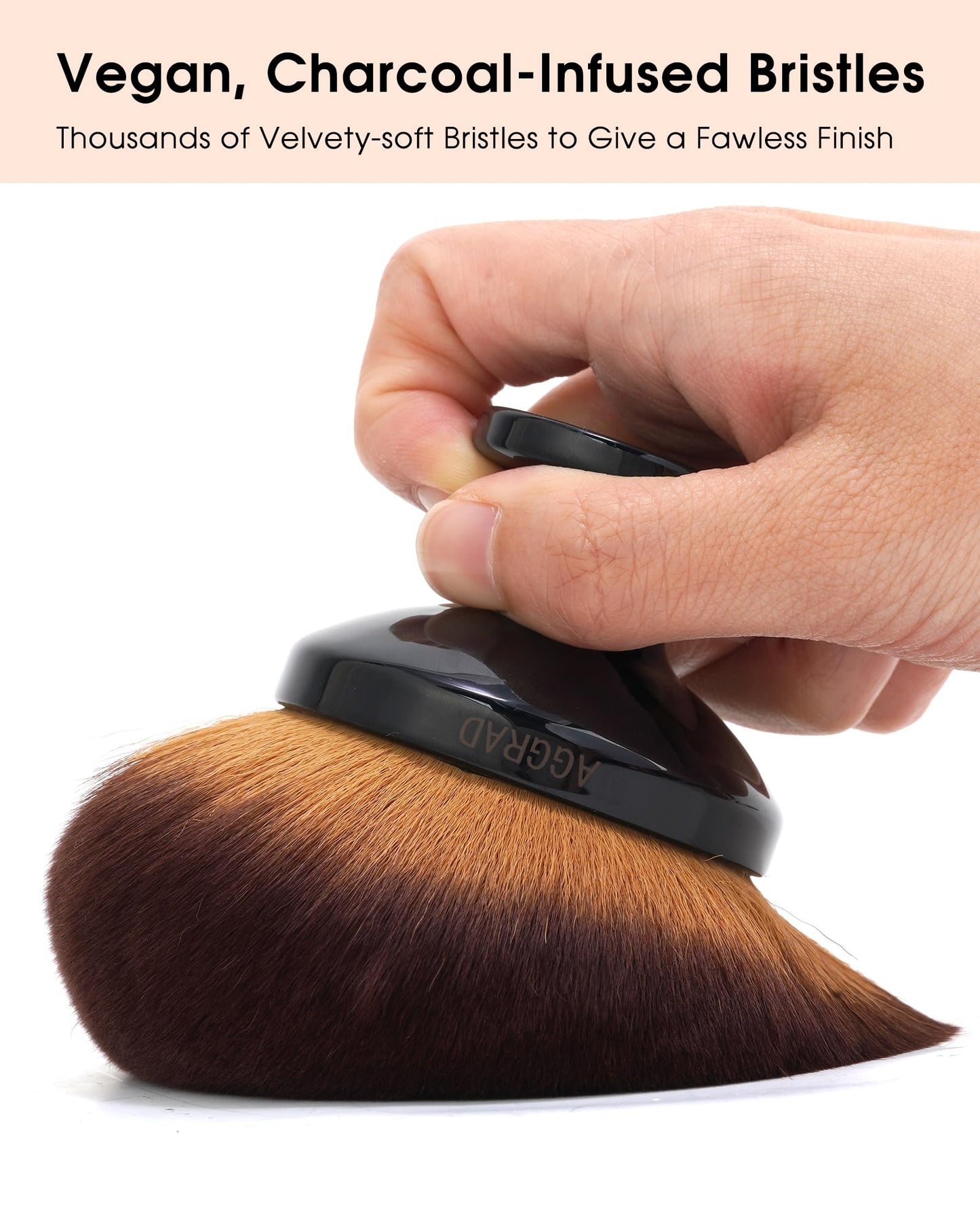 Ultra Large Blend & Blur Kabuki Brush for Body Leg Makeup Tattoo Cover Up Self Tanning, Self Tanner Brush for Self Tan, Back Tanning Applicator Beauty and Personal Care YOSHUYUKI
