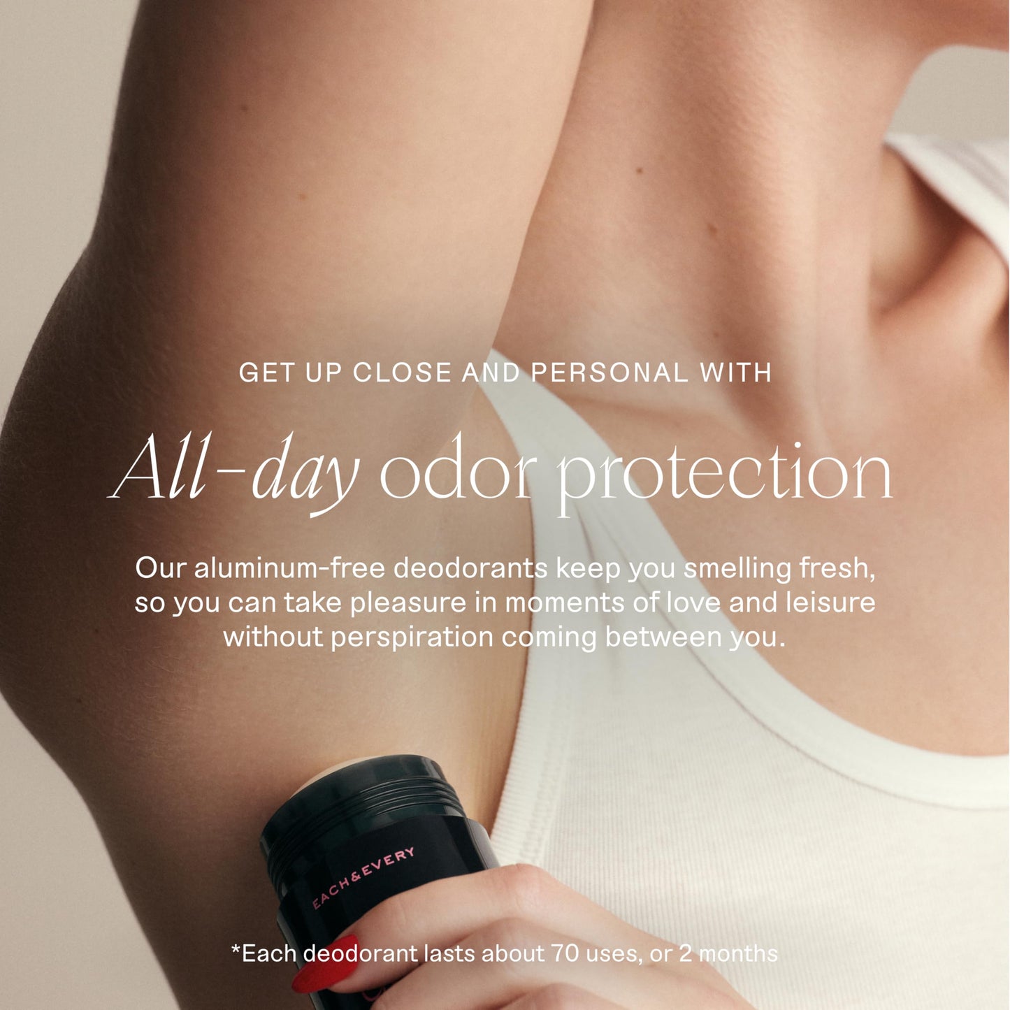 Each & Every Aluminum Free Deodorant for Women & Men - Natural Fragrance 72-HrOdor Protection, Non-Toxic Deodorant for Sensitive Skin, EWG Verified Beauty and Personal Care Each & Every
