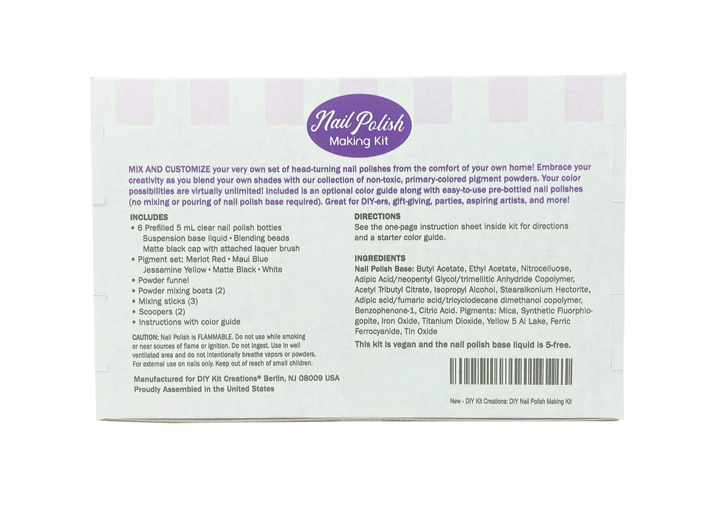 DIY Kit Creations: DIY Nail Polish Making Kit Beauty & Personal Care DIY Kit Creations