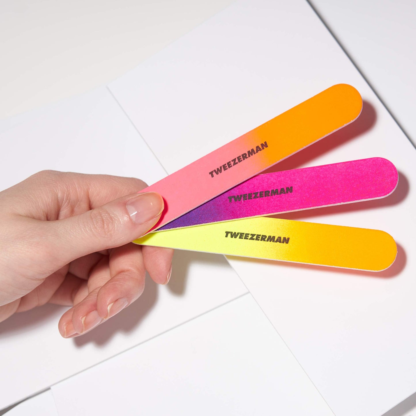 Tweezerman Assorted Neon Hot Nail Files (Pack of 3) Beauty & Personal Care Tweezerman