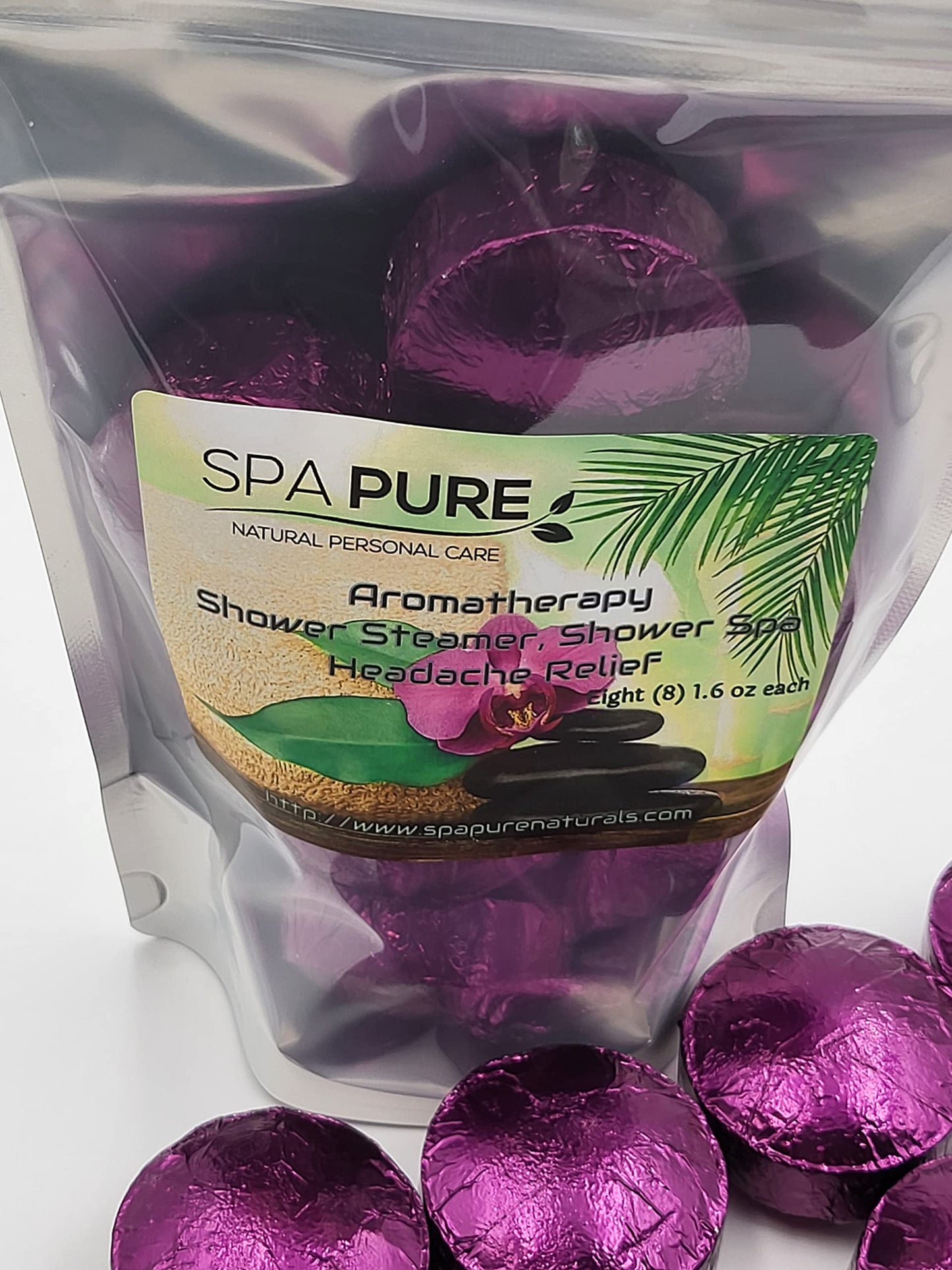Spa Pure Eucalyptus & Lavender Aromatherapy: Shower Bombs USA Made with 100% Natural/Organic Essential Oils - Transform Your Shower (8 Count) Pack… Beauty & Personal Care Spa Pure