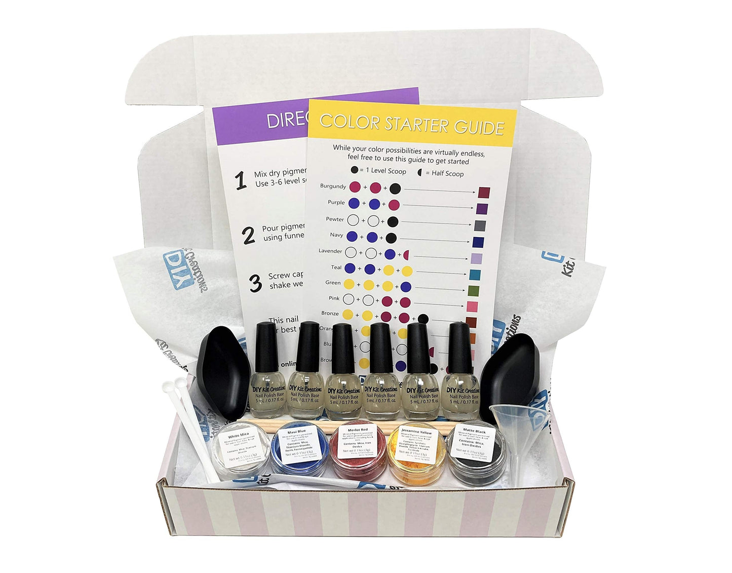 DIY Kit Creations: DIY Nail Polish Making Kit Beauty & Personal Care DIY Kit Creations