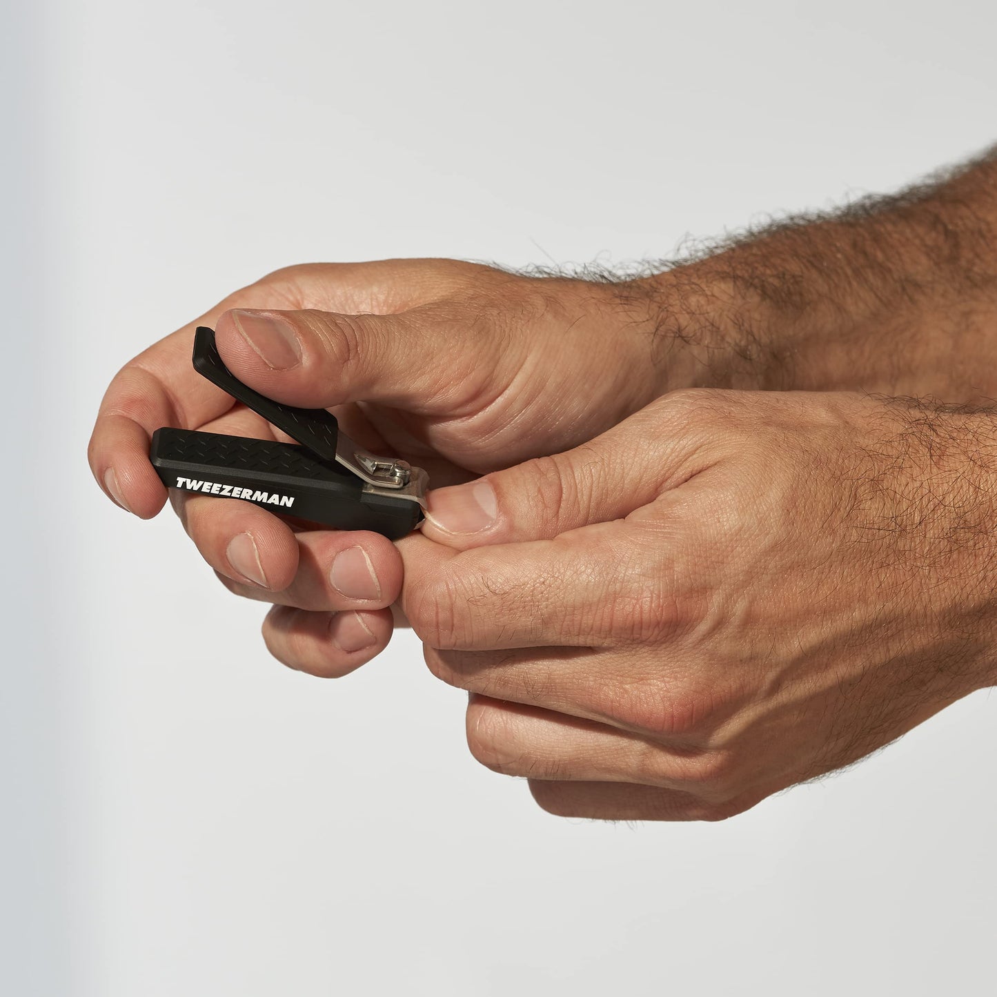 Tweezerman Precision Grip Fingernail Clipper, Black Beauty & Personal Care Tweezerman