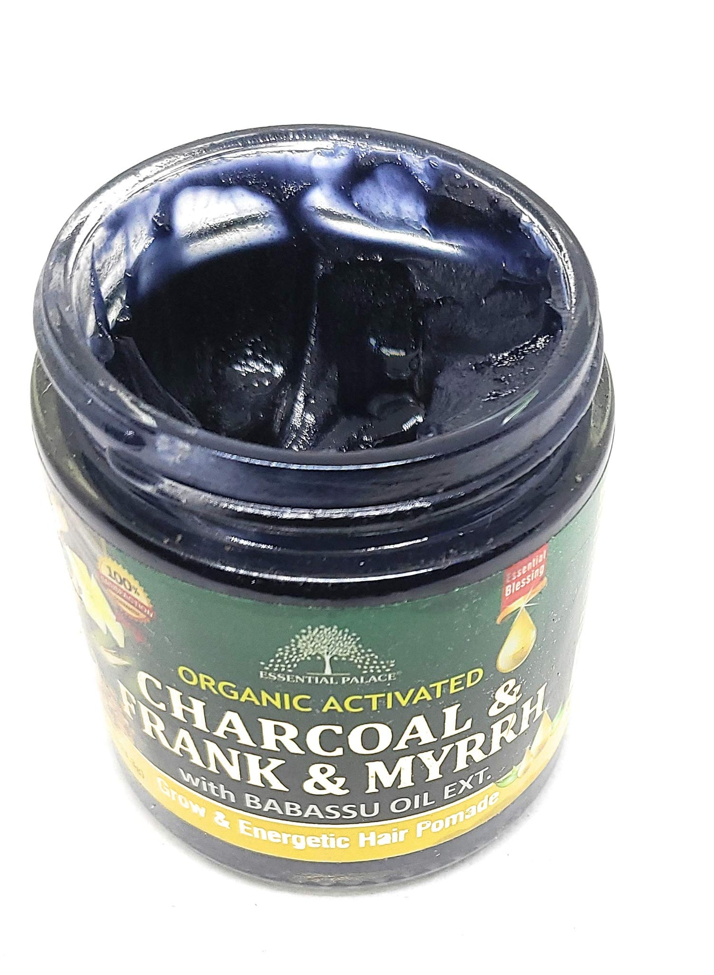 Organic Activated Charcoal & Frank & Myrrh with babassu pomade 4 onces pack of 1 Beauty & Personal Care Essential Palace