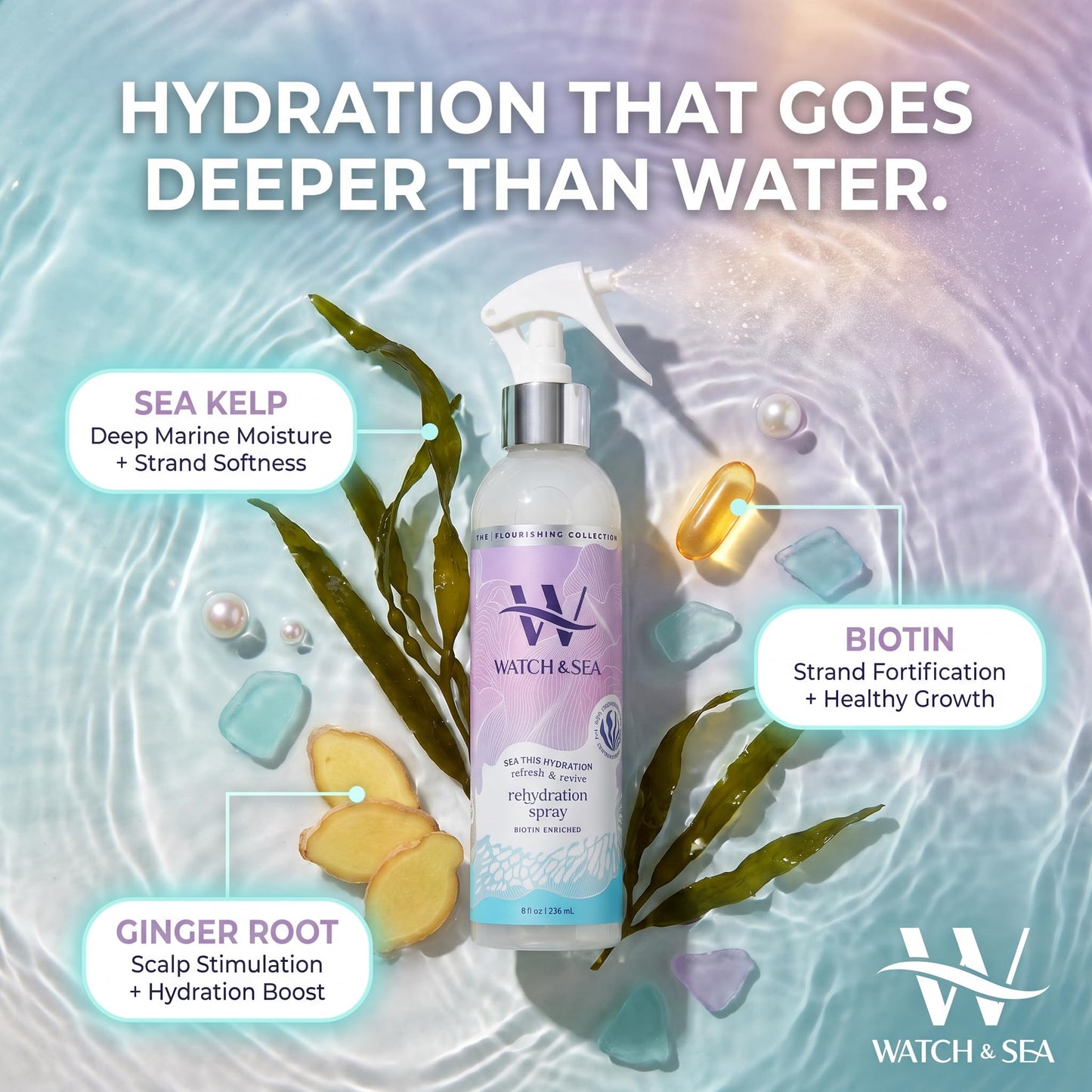 Watch & Sea “SEA THIS HYDRATION” Refresh & Revive Rehydration Spray Beauty & Personal Care WATCH & SEA BEAUTY