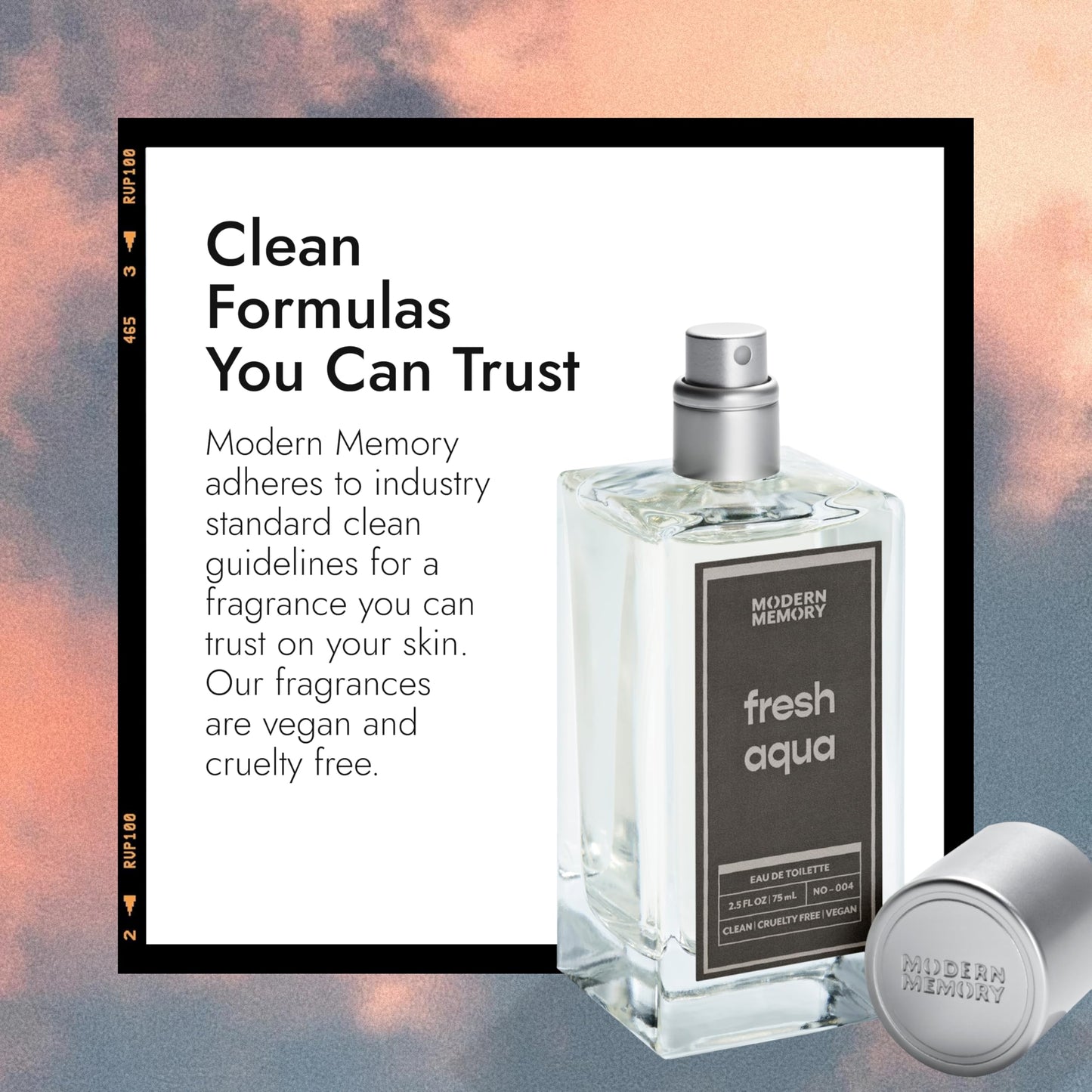 Modern Memory Fresh Aqua Eau de Toilette for Men, 2.5 fl oz - Notes of Bright Citrus, Cypress & Marine Musk Beauty & Personal Care Modern Memory