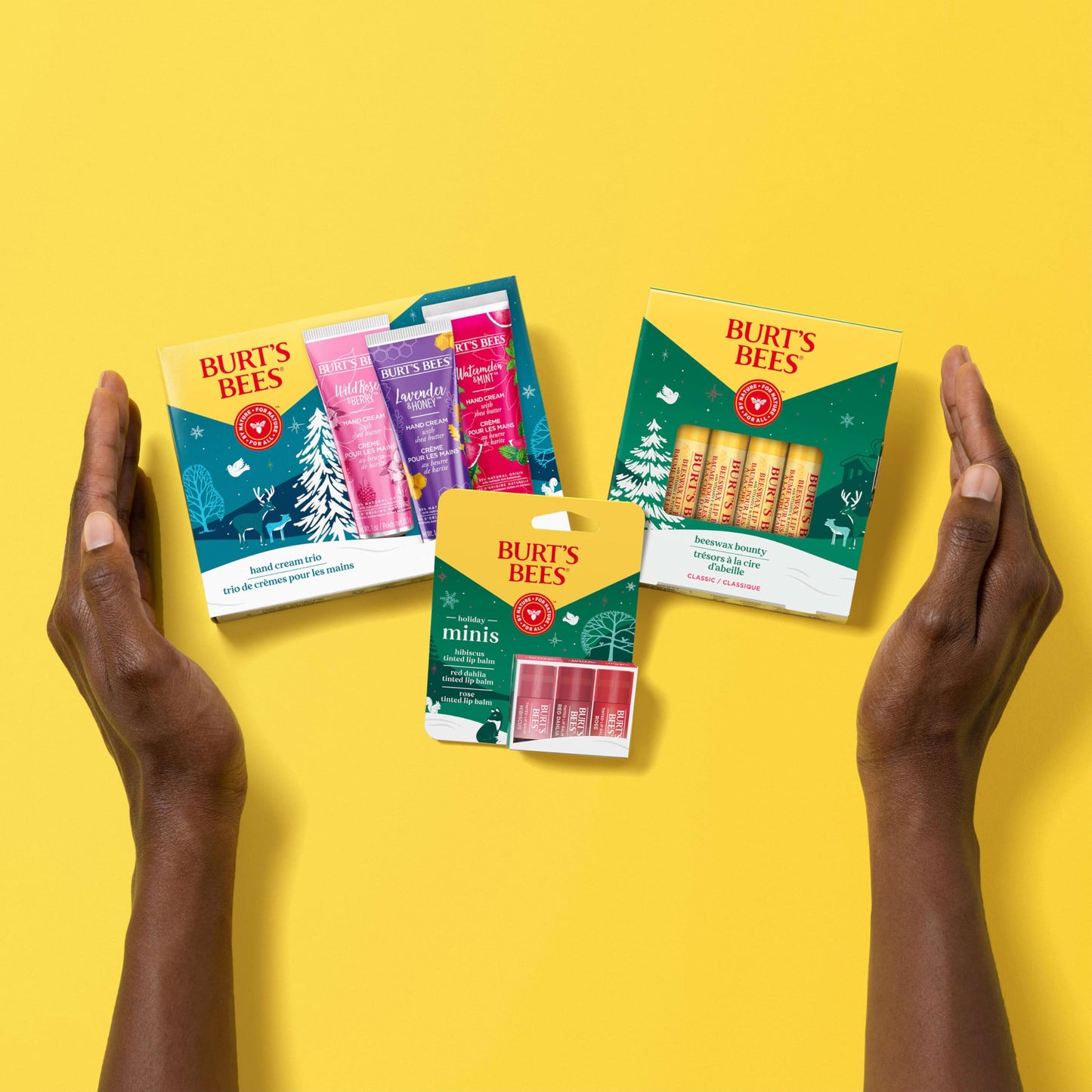 Burt's Bees Christmas Gifts, 3 Body Skincare Stocking Stuffers, Shea Butter Hand Cream Trio Set - Lavender Honey, Watermelon Mint & Wild Rose Berry Beauty & Personal Care Burt's Bees