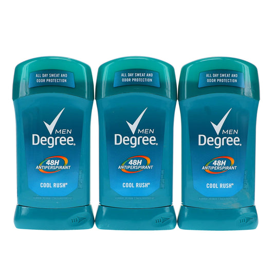 Degree Deodorant 2.7 Ounce Mens Cool Rush (3 Pack) (Packaging may vary) Beauty and Personal Care Degree